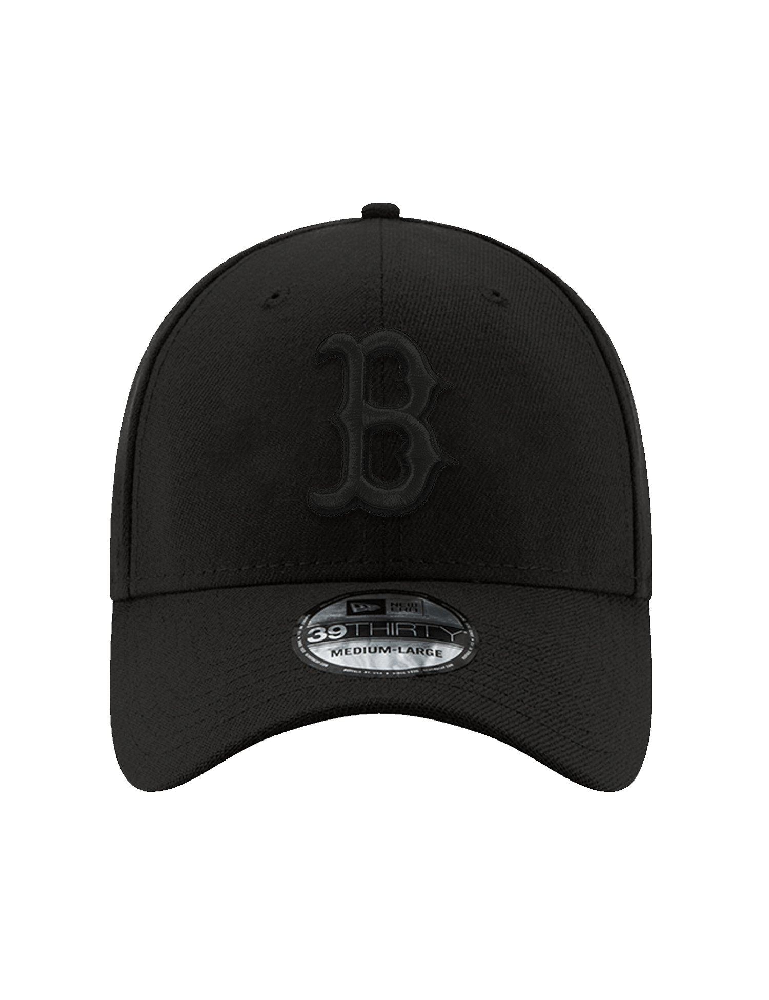 New Era Caps Boston Red Sox New Era MLB Black On Black 39THIRTY Stretch-Fit Hat - Black
