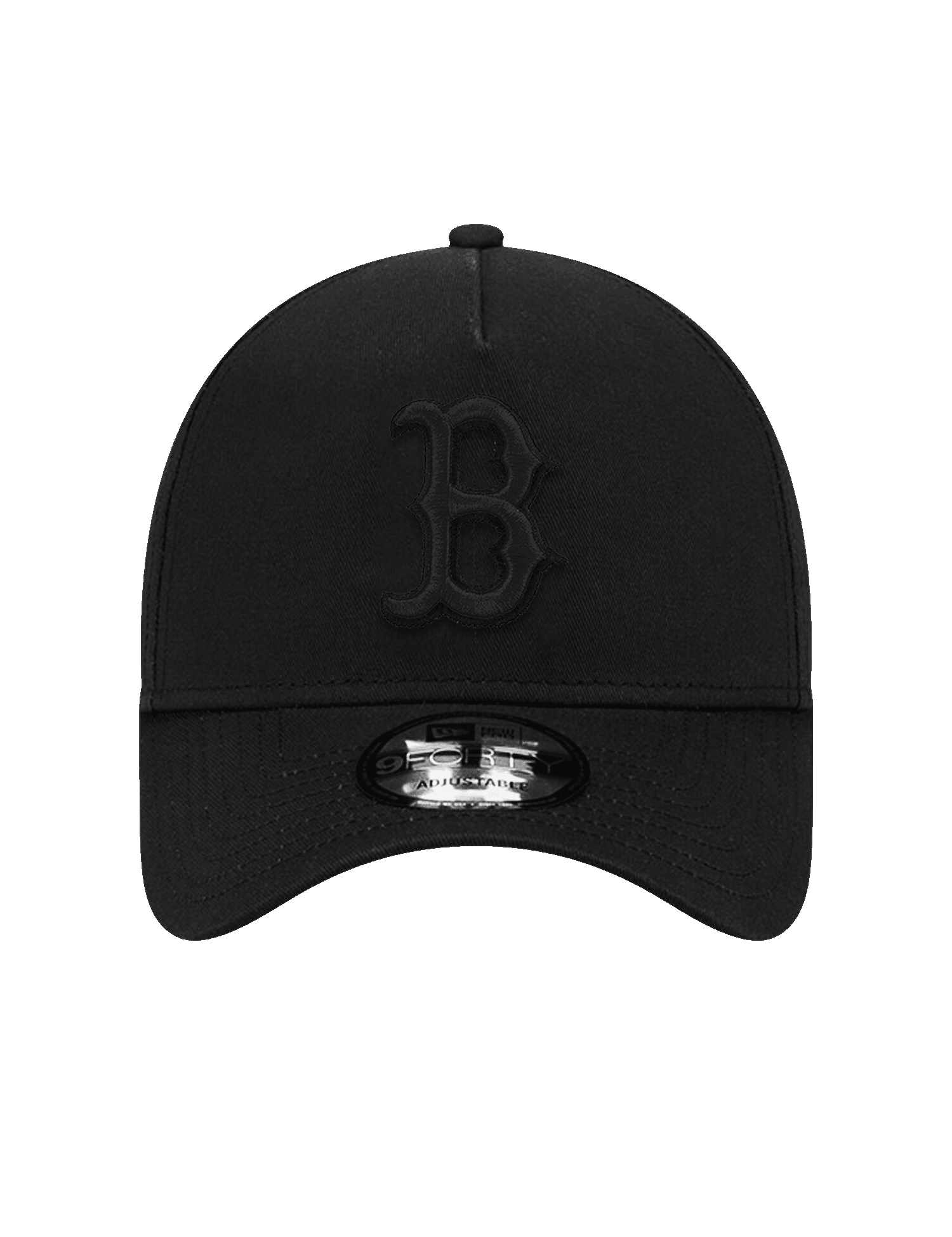 New Era Caps Boston Red Sox New Era MLB Black on Black 9FORTY A-Frame Snapback Hat