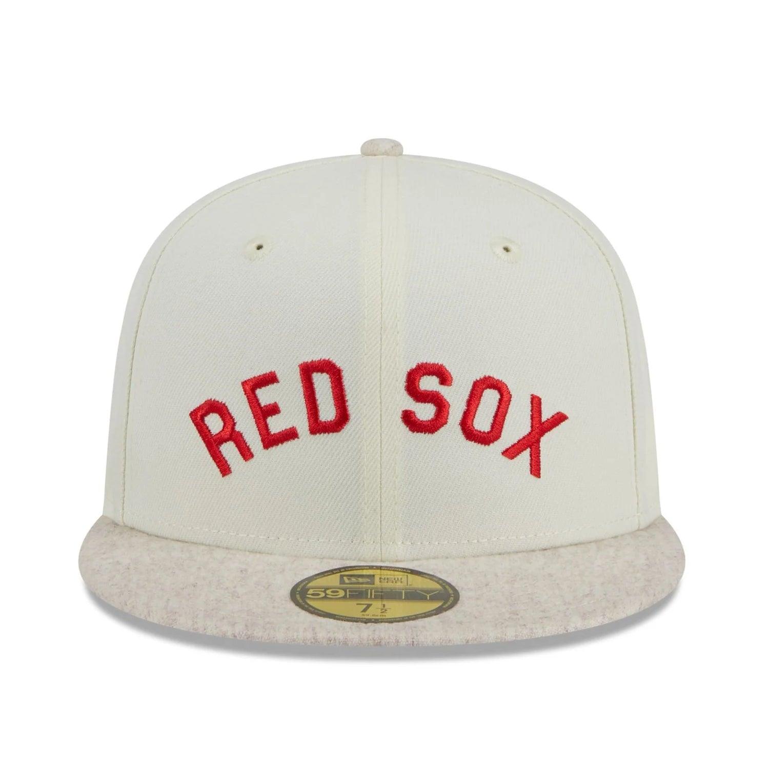 New Era Caps Boston Red Sox New Era MLB Match-Up 59FIFTY Fitted Hat - Chrome