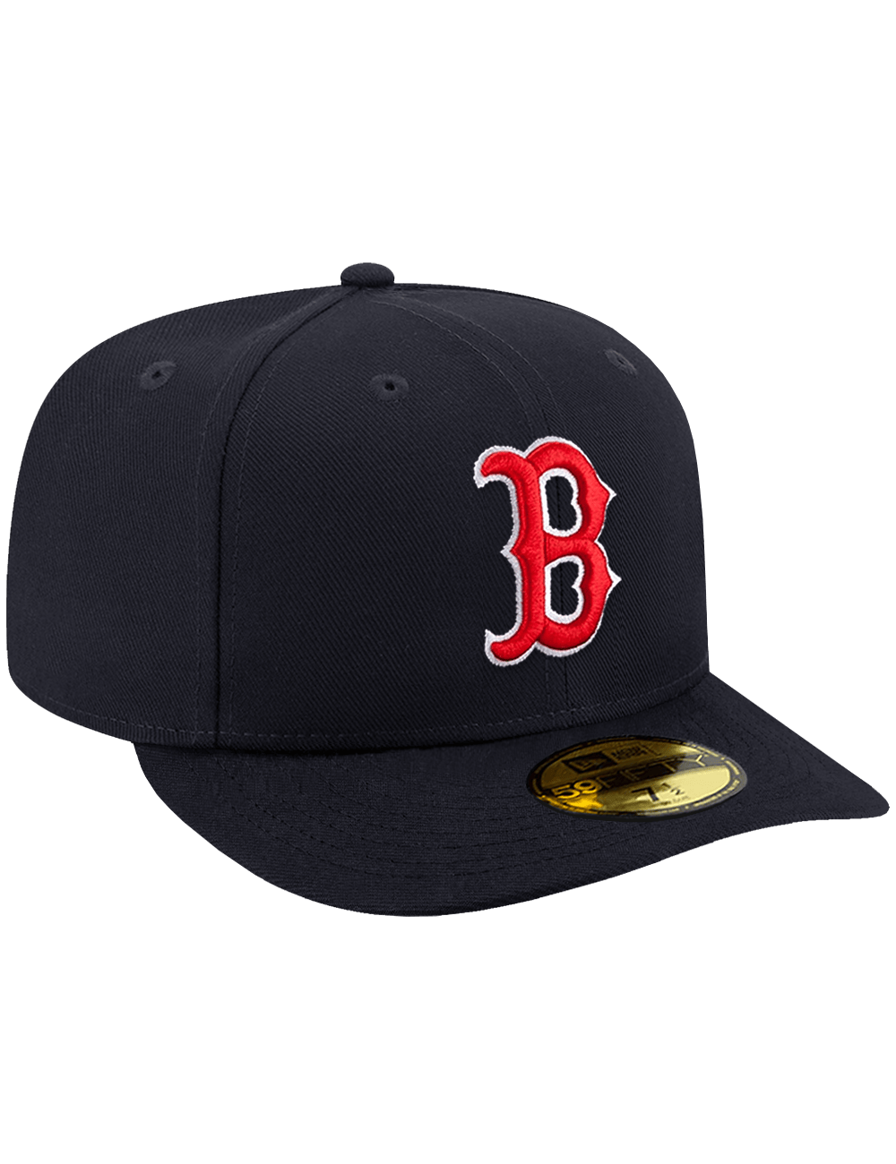 New Era Caps Boston Red Sox New Era MLB On-Field AC Pre-Curved 59FIFTY Fitted Hat - Navy