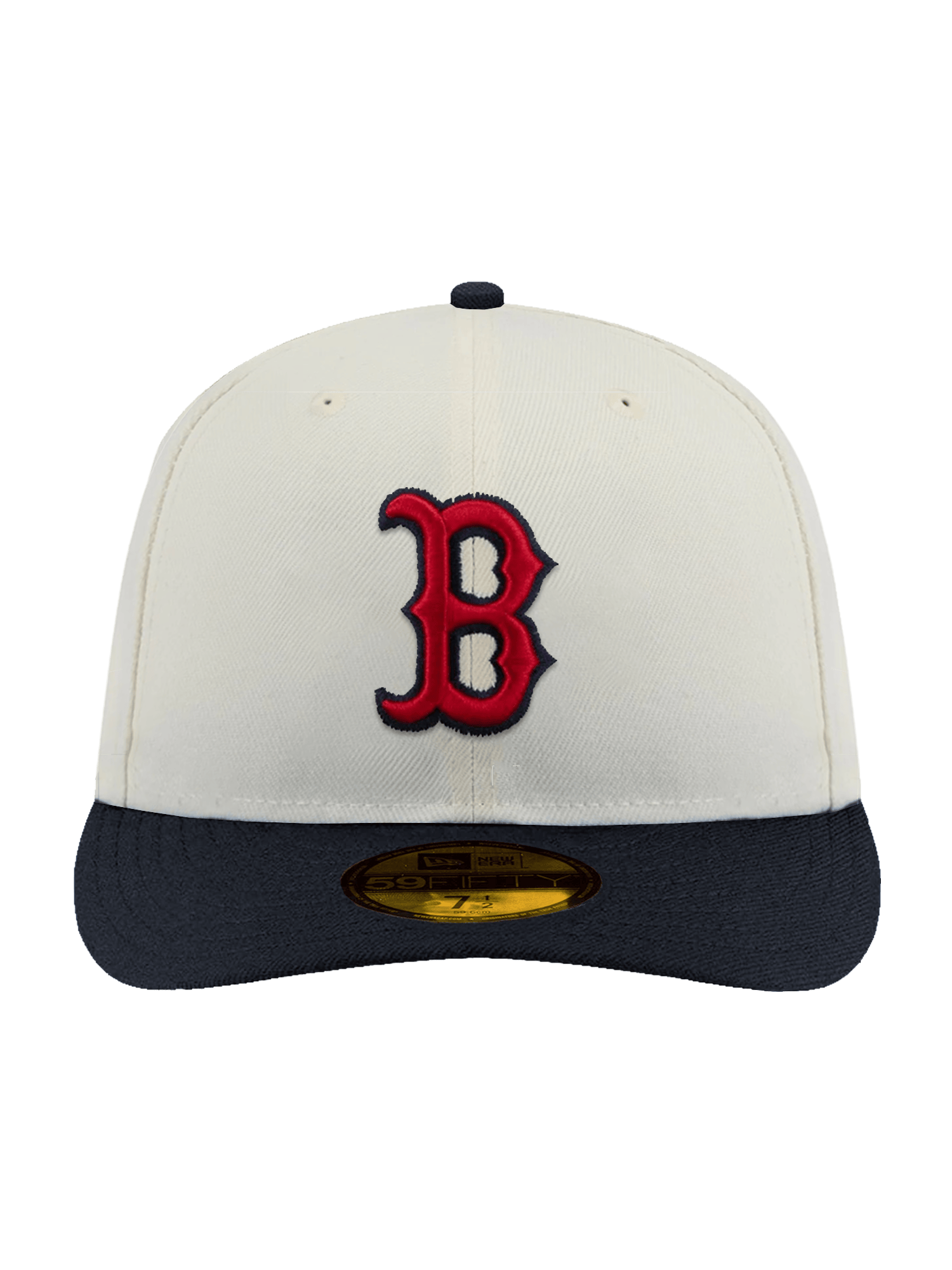 New Era Caps Boston Red Sox New Era MLB Team 2 Tone 59FIFTY Pre-Curved Fitted Hat - Chrome