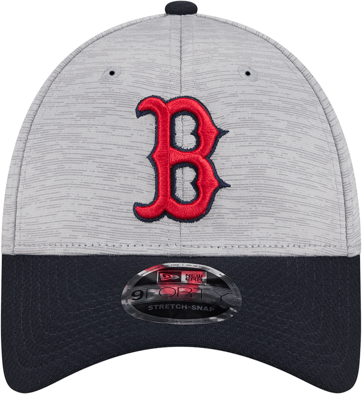 New Era Caps Boston Red Sox New Era MLB Team Active Digi-Tech 9FORTY Snapback Hat - Graphite Grey