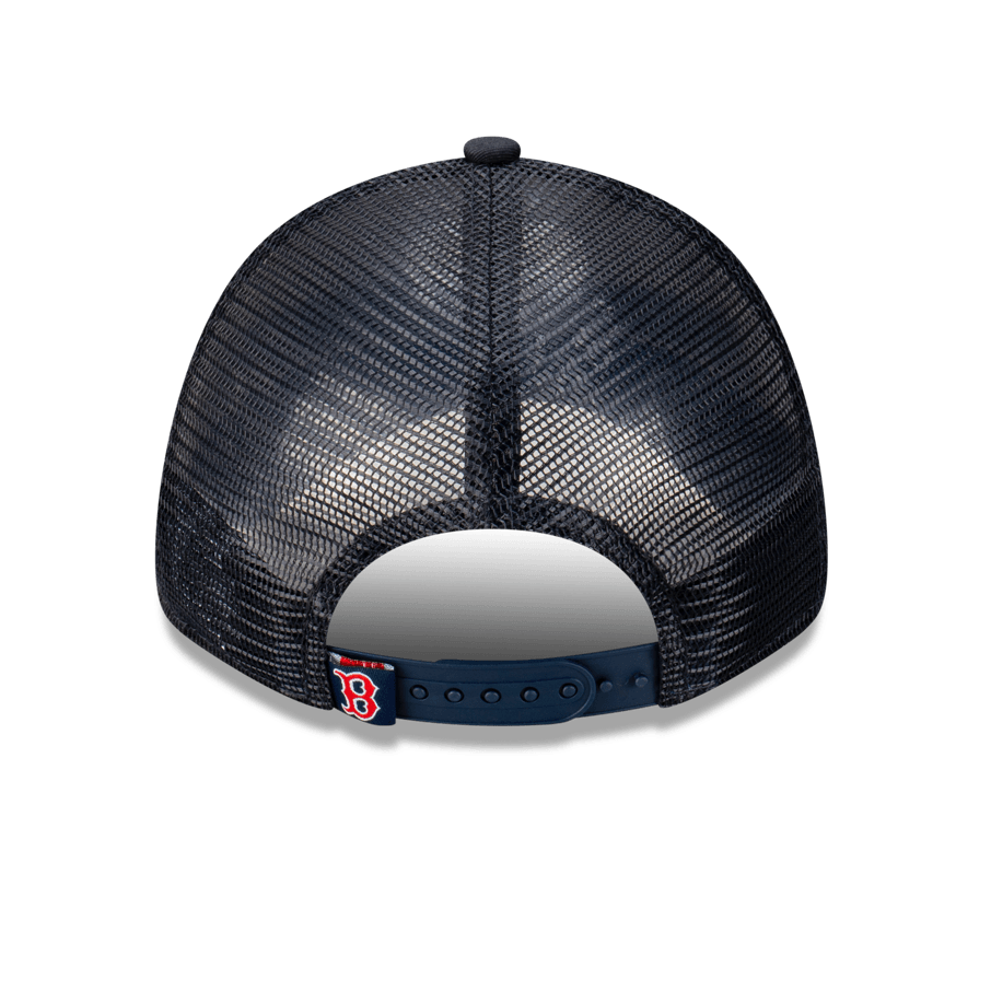 New Era Caps Boston Red Sox New Era MLB Team Trucker 9FORTY Snapback Hat - Navy