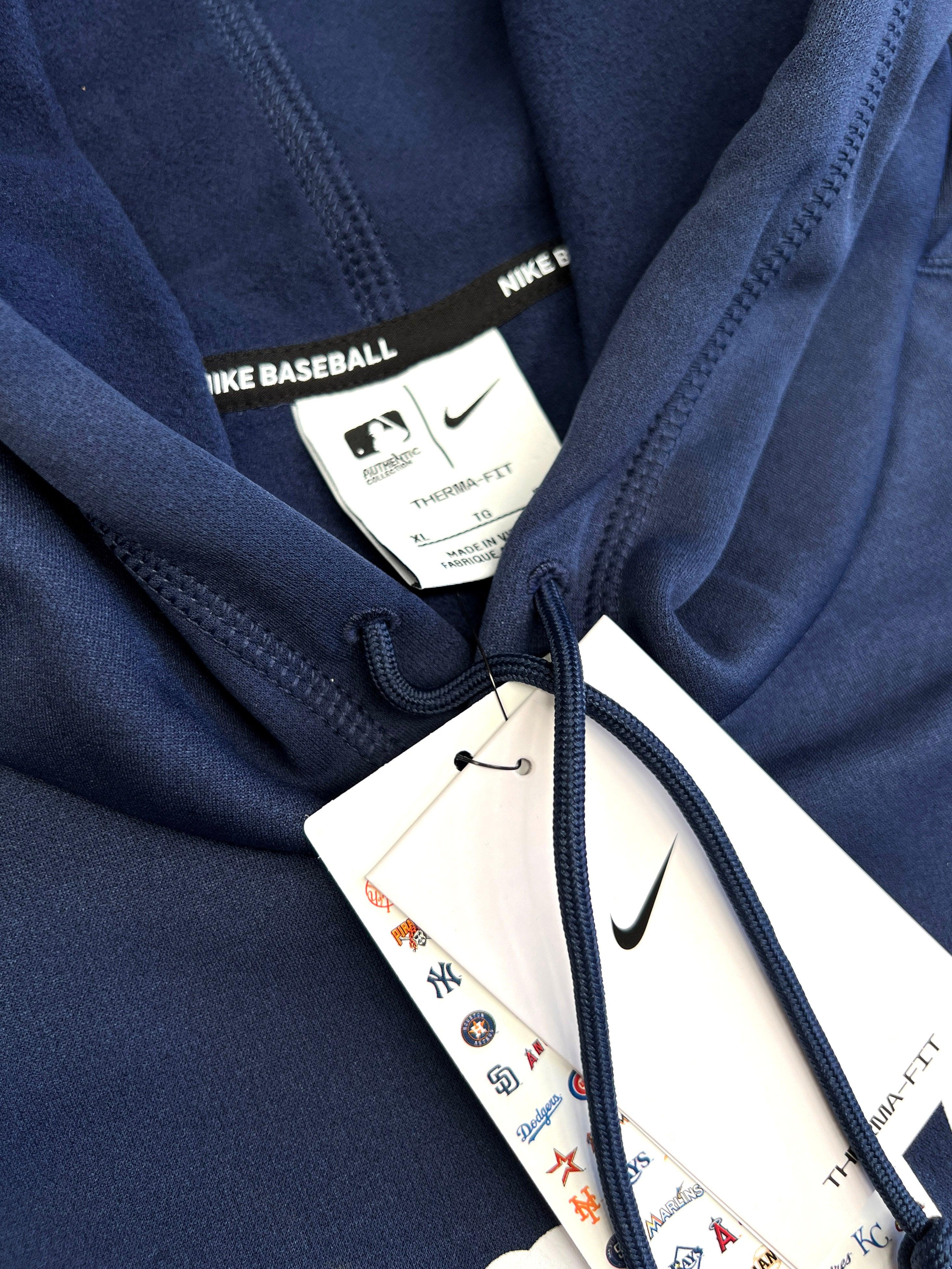 Nike Jumpers Boston Red Sox Nike MLB AC Practise Performance Hoodie Jumper - Navy