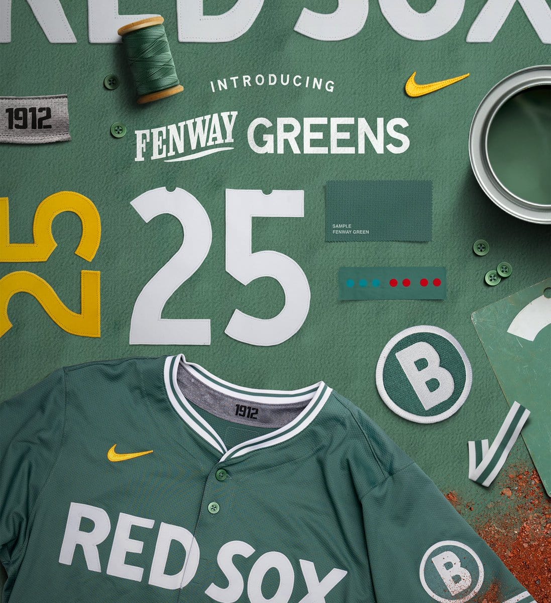 Nike Jerseys Boston Red Sox Nike MLB City Connect Jersey - Green