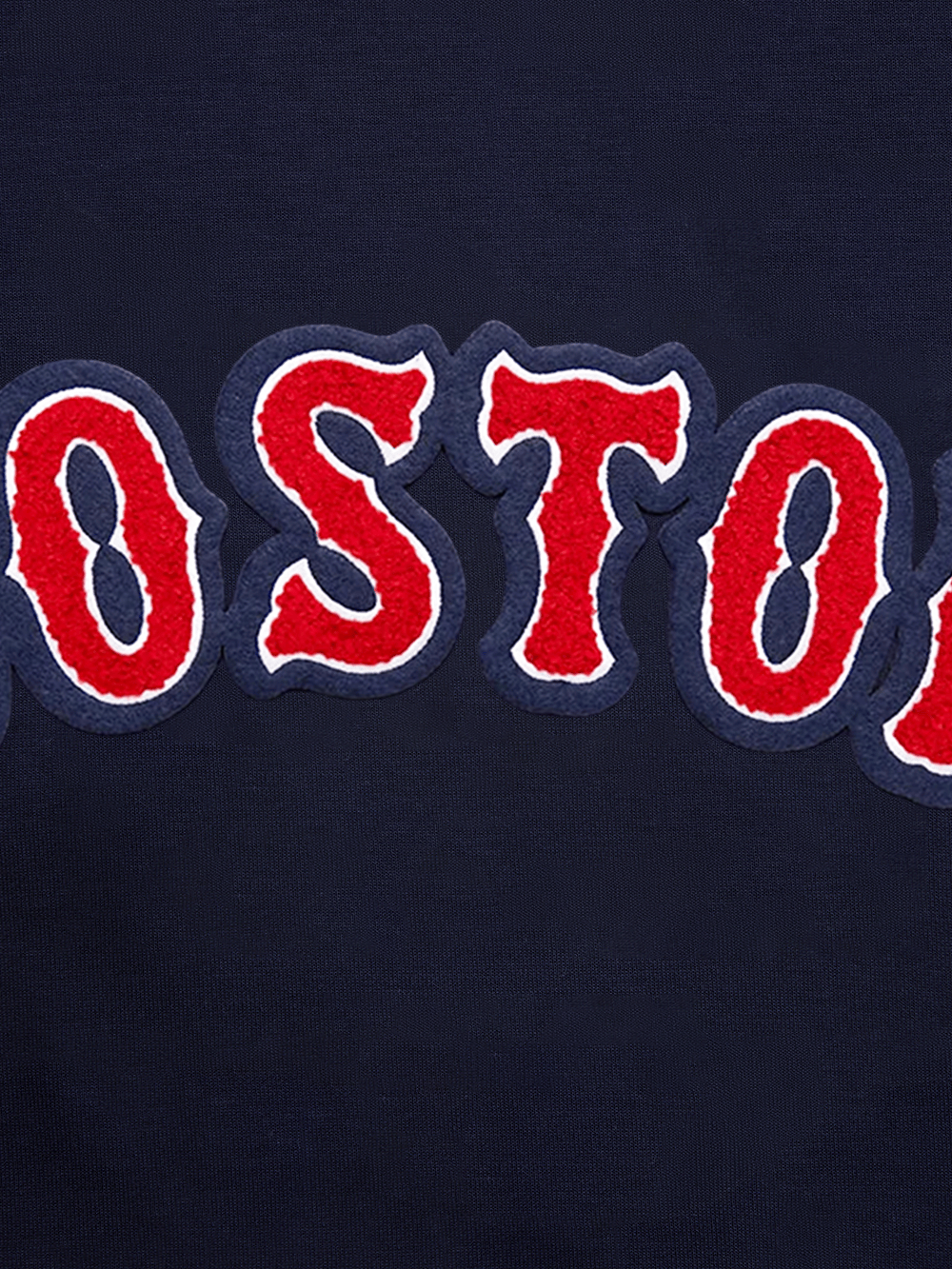 Pro Standard T-Shirts Boston Red Sox Pro Standard MLB Team Classic Chenille Flex T-Shirt - Navy