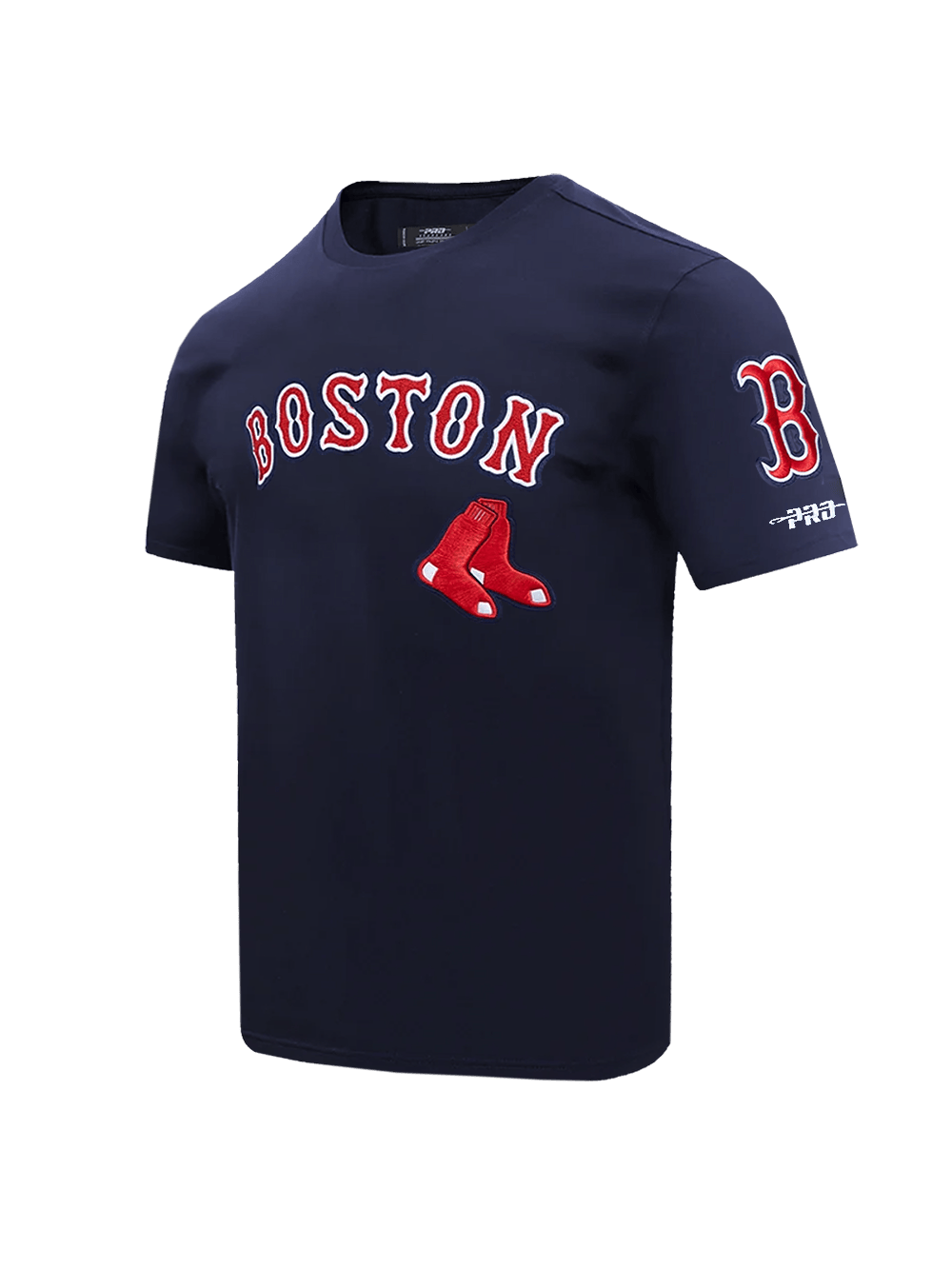 Pro Standard T-Shirts Boston Red Sox Pro Standard MLB Team Classic Chenille Flex T-Shirt - Navy