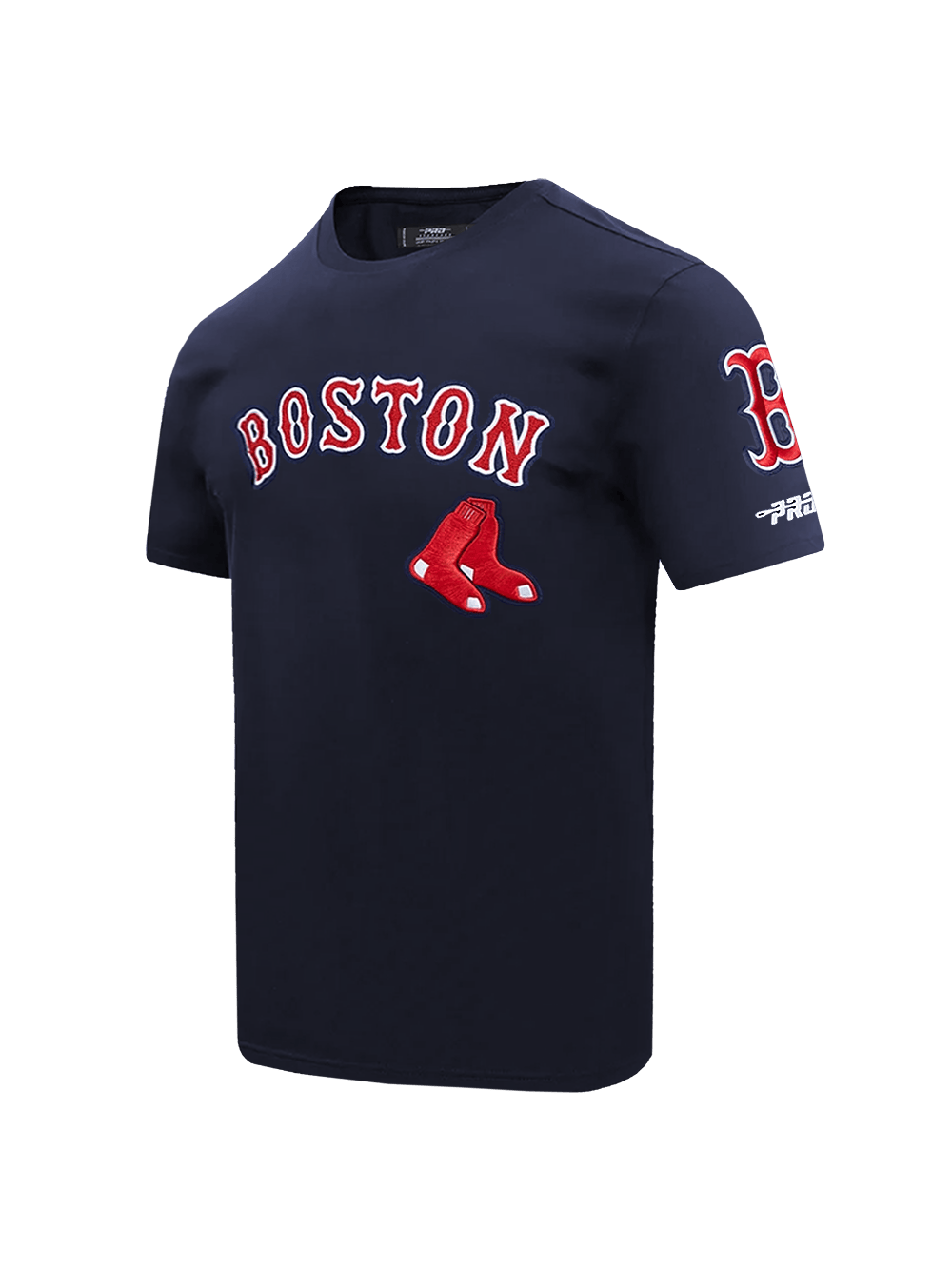 Pro Standard T-Shirts Boston Red Sox Pro Standard MLB Team Classic Chenille Flex T-Shirt - Navy