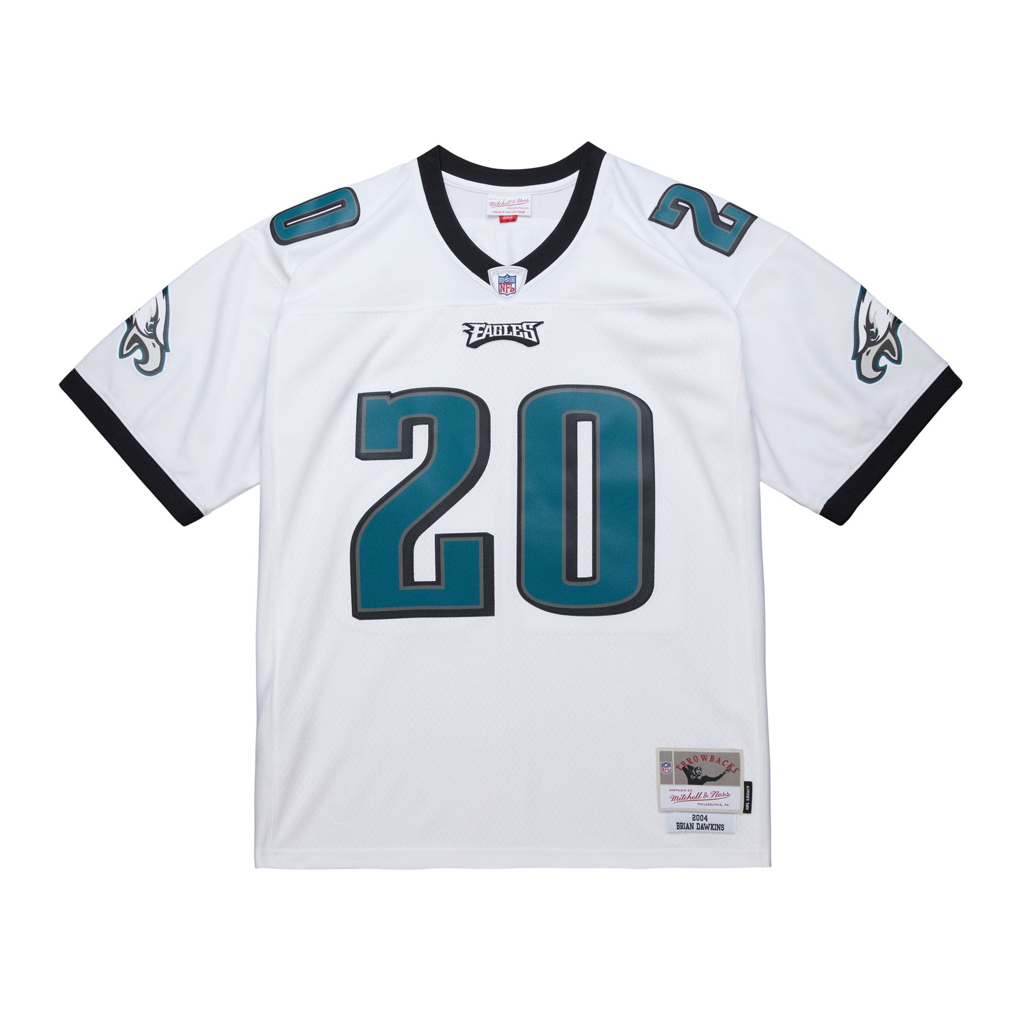 Mitchell And Ness Jerseys Brian Dawkins Philadelphia Eagles Mitchell & Ness NFL 2004 Legacy Jersey - White