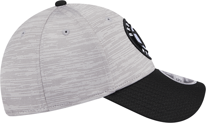 New Era Caps Brooklyn Nets New Era NBA Team Active Digi-Tech 9FORTY Snapback Hat - Graphite Grey