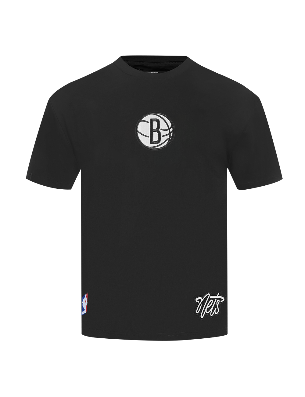 Pro Standard T-Shirts Brooklyn Nets Pro Standard NBA Wingspan Drop Shoulder T-Shirt - Black