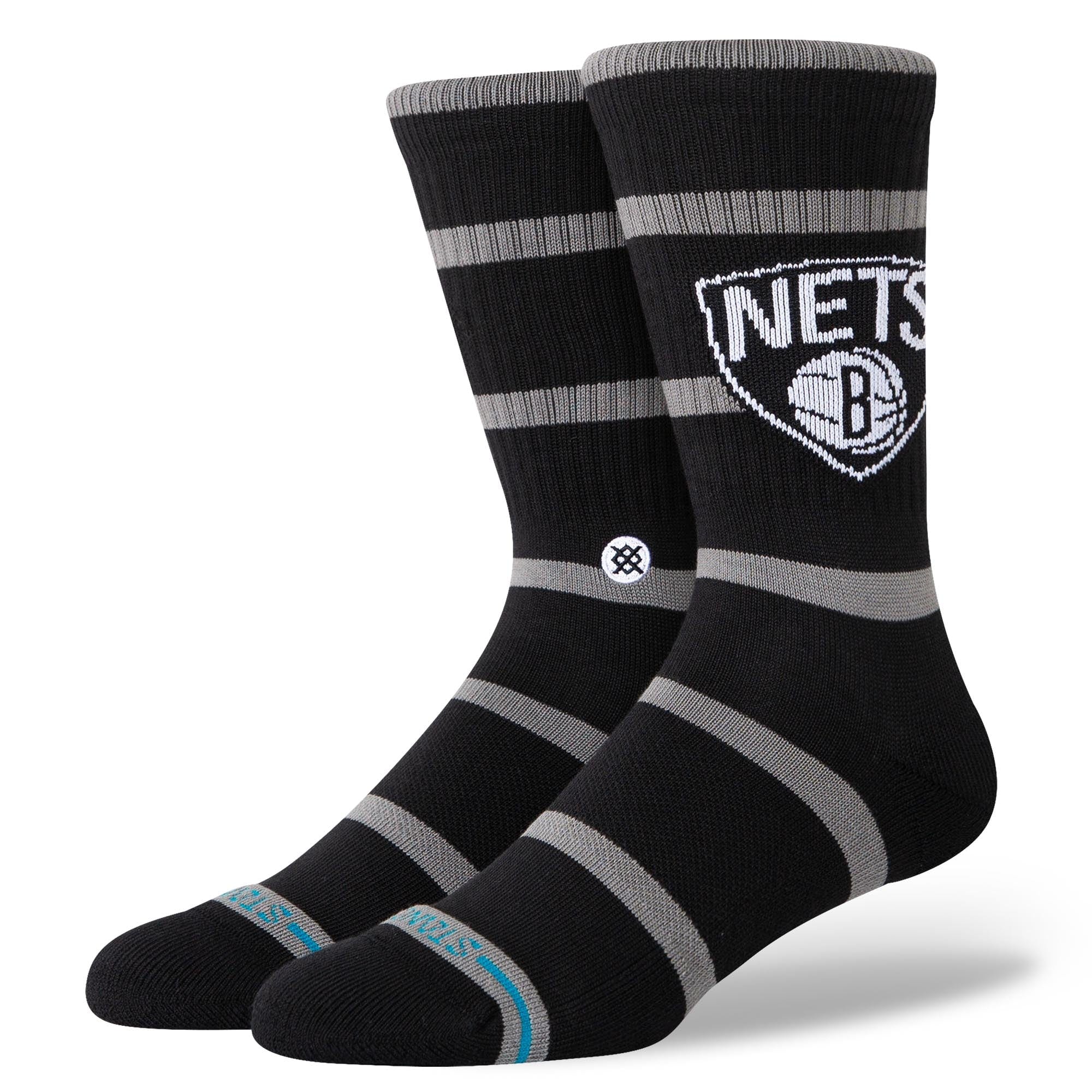 Stance Socks Large (9-12 US) Brooklyn Nets Stance NBA Team Prep Crew Socks