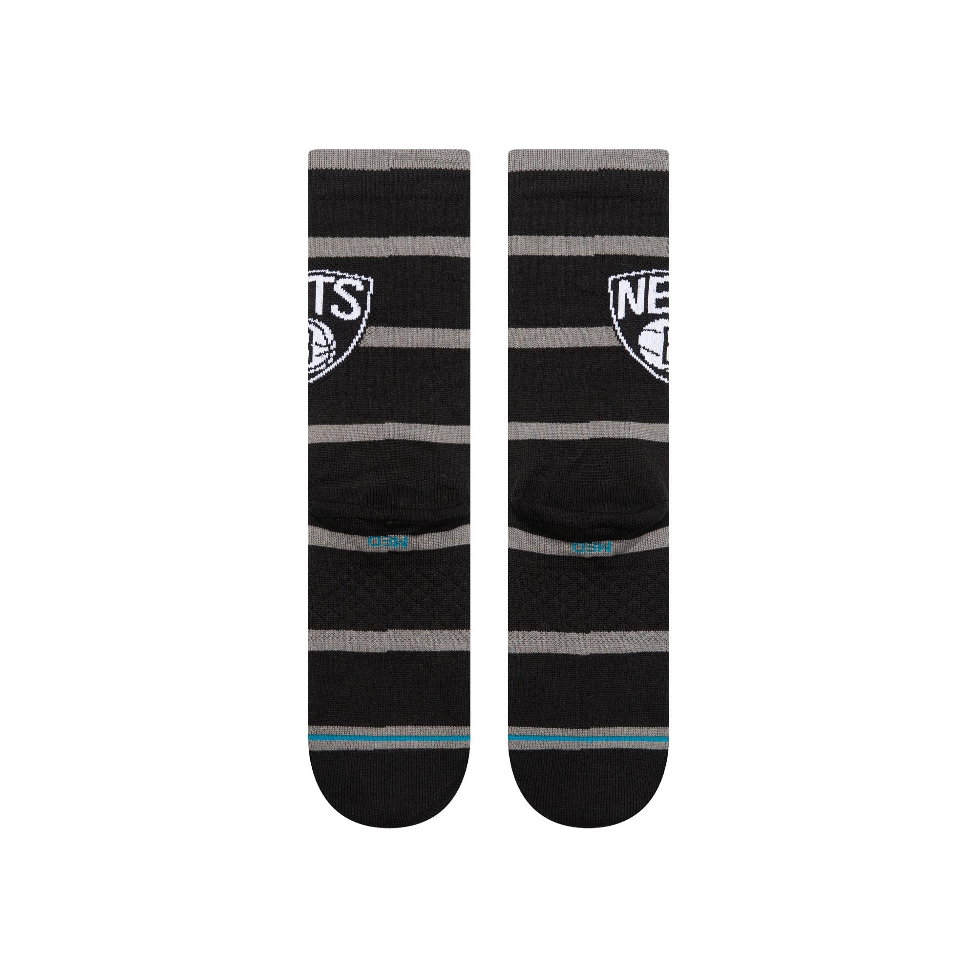 Stance Socks Large (9-12 US) Brooklyn Nets Stance NBA Team Prep Crew Socks