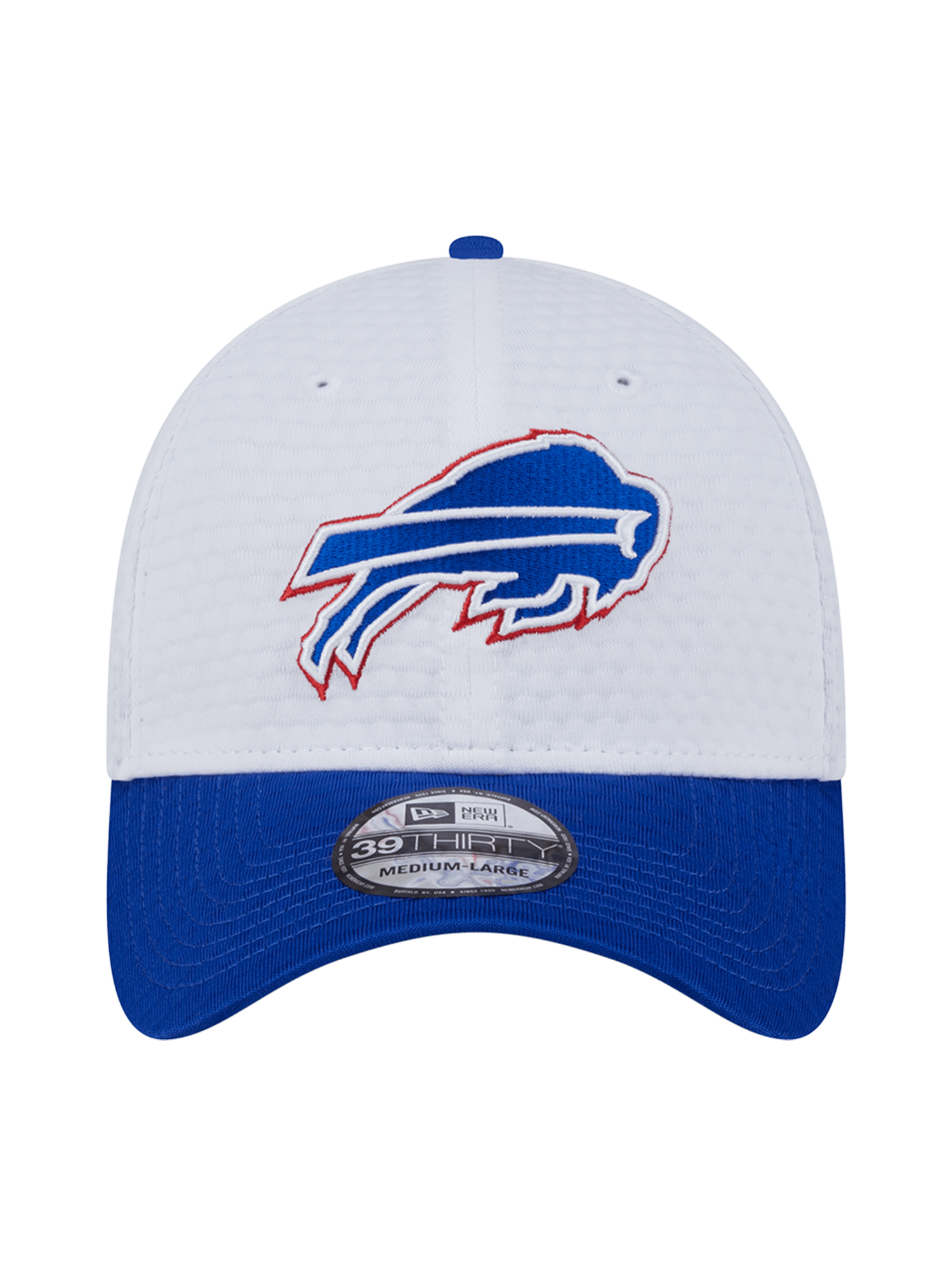 New Era Caps Buffalo Bills New Era NFL 24 Training 39THIRTY Stretch-Fit Hat - White
