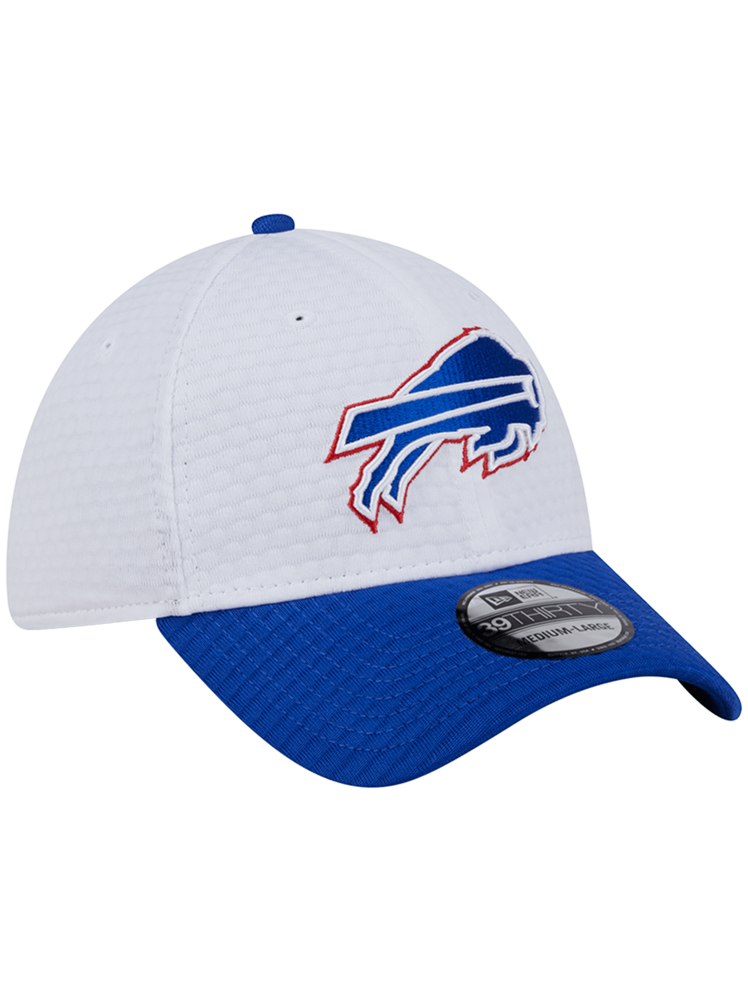 New Era Caps Buffalo Bills New Era NFL 24 Training 39THIRTY Stretch-Fit Hat - White