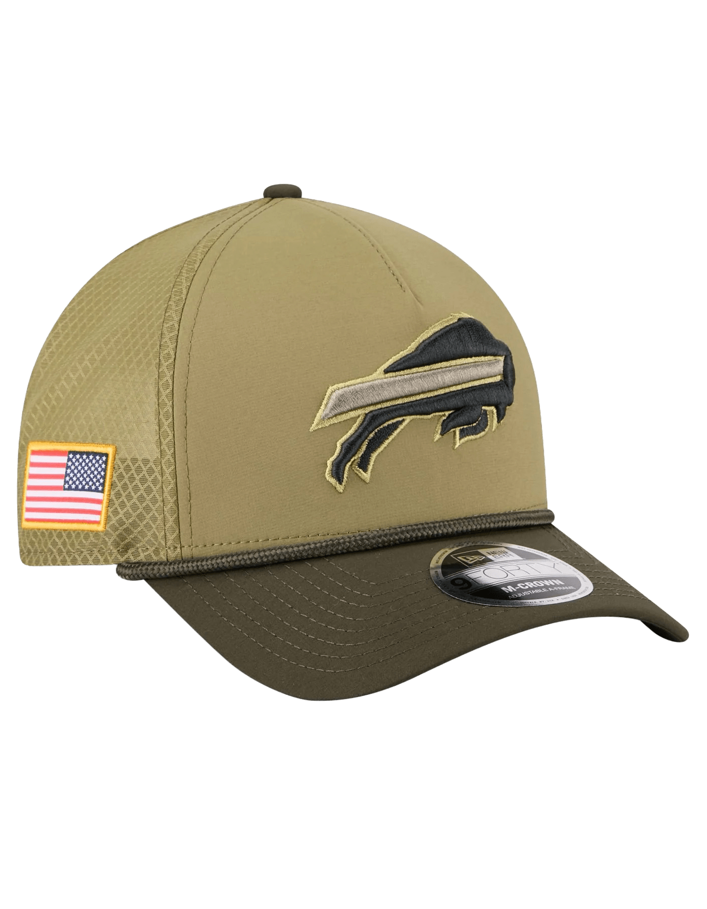 New Era Caps Buffalo Bills New Era NFL 25 Salute To Service 9FORTY M-Crown Snapback Hat