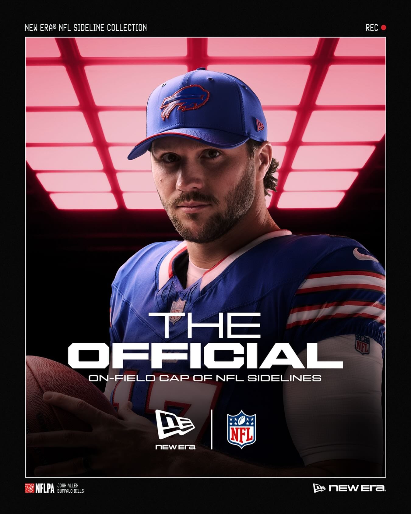 New Era Caps OSFM Buffalo Bills New Era NFL 26 Sideline 9SEVENTY Stretch-Snapback Hat - Blue