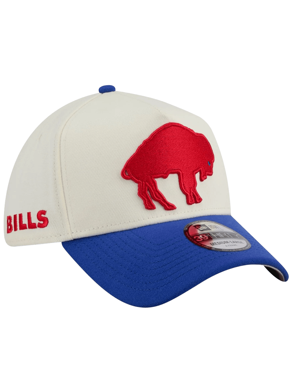 New Era Caps Buffalo Bills New Era NFL Historic 39THIRTY A-Frame Stretch-Fit Hat - Chrome