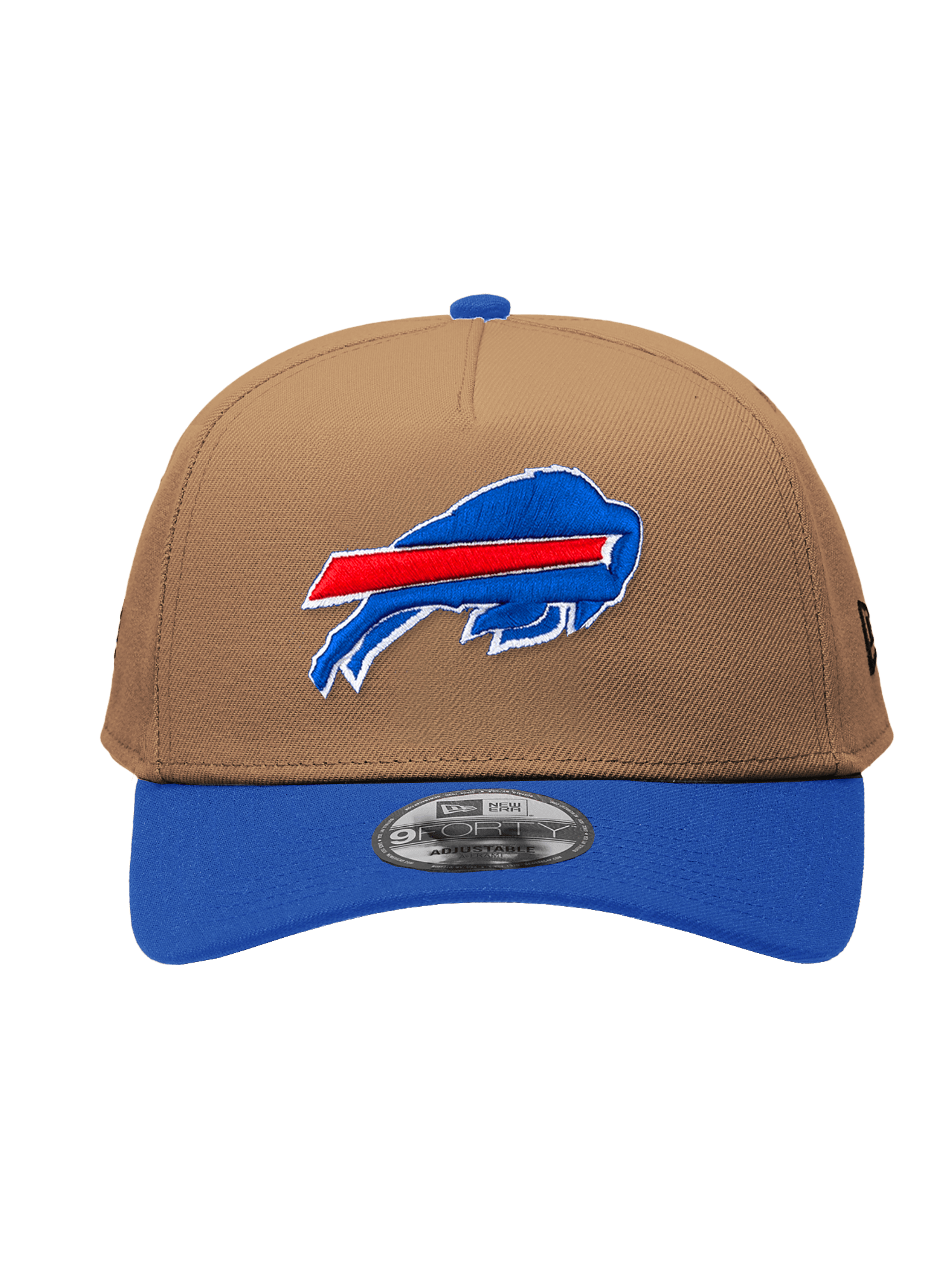 New Era Caps Buffalo Bills New Era NFL Team 2T 9FORTY A-Frame Snapback Hat - Khaki