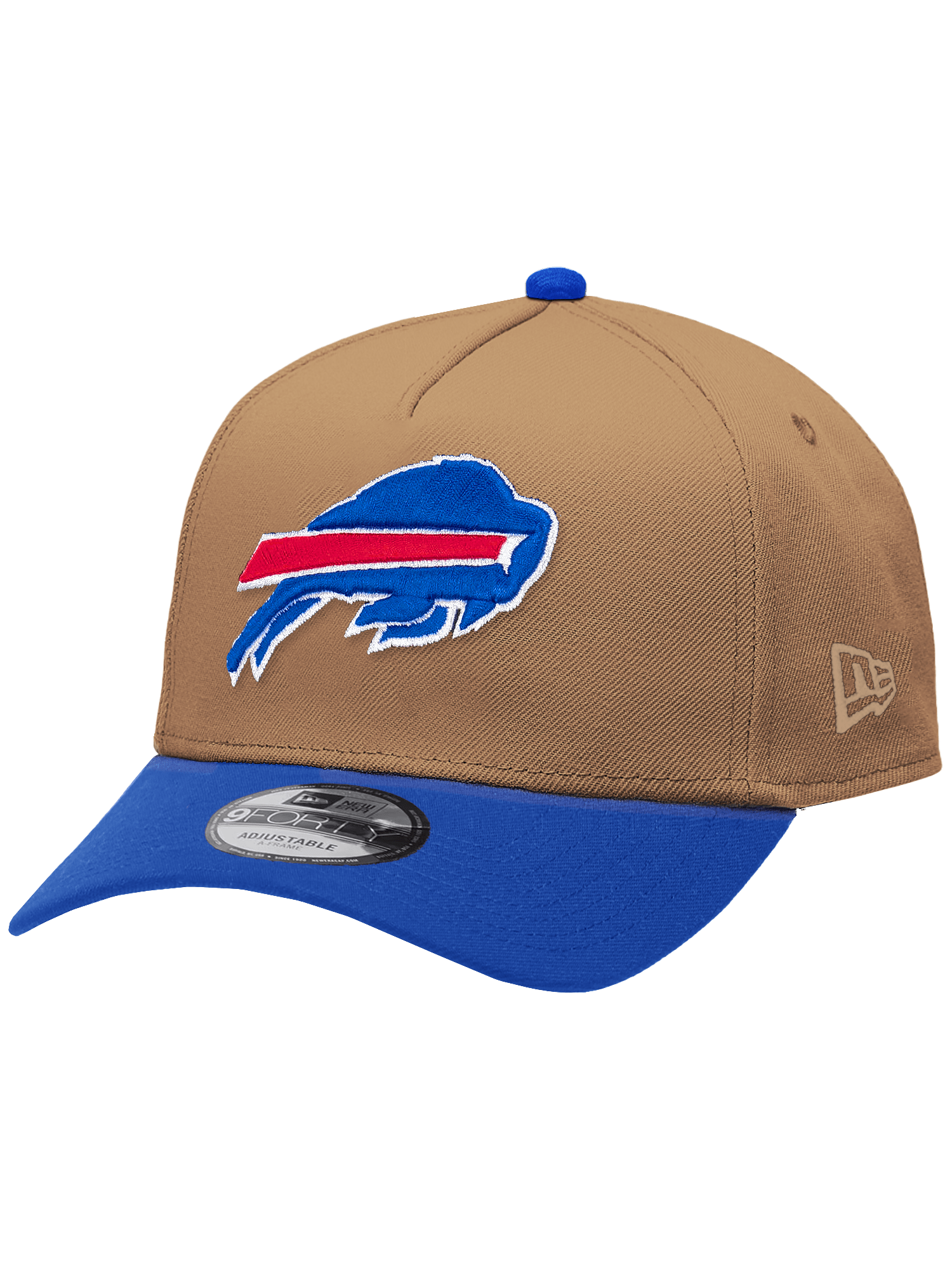 New Era Caps Buffalo Bills New Era NFL Team 2T 9FORTY A-Frame Snapback Hat - Khaki