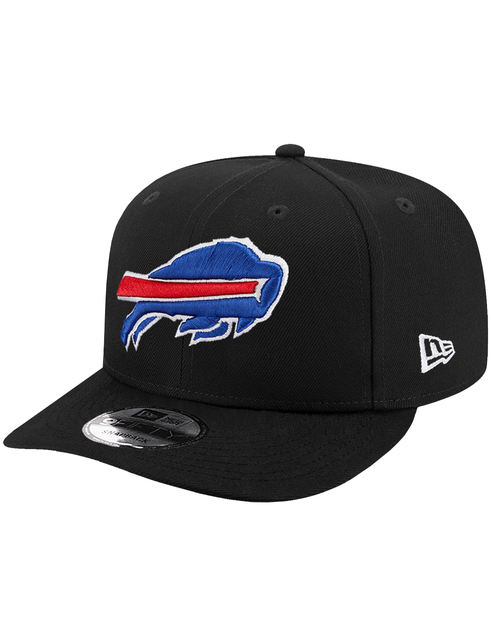 New Era Caps OSFA Buffalo Bills New Era NFL Team Pre-Curved 9FIFTY Snapback Hat - Black
