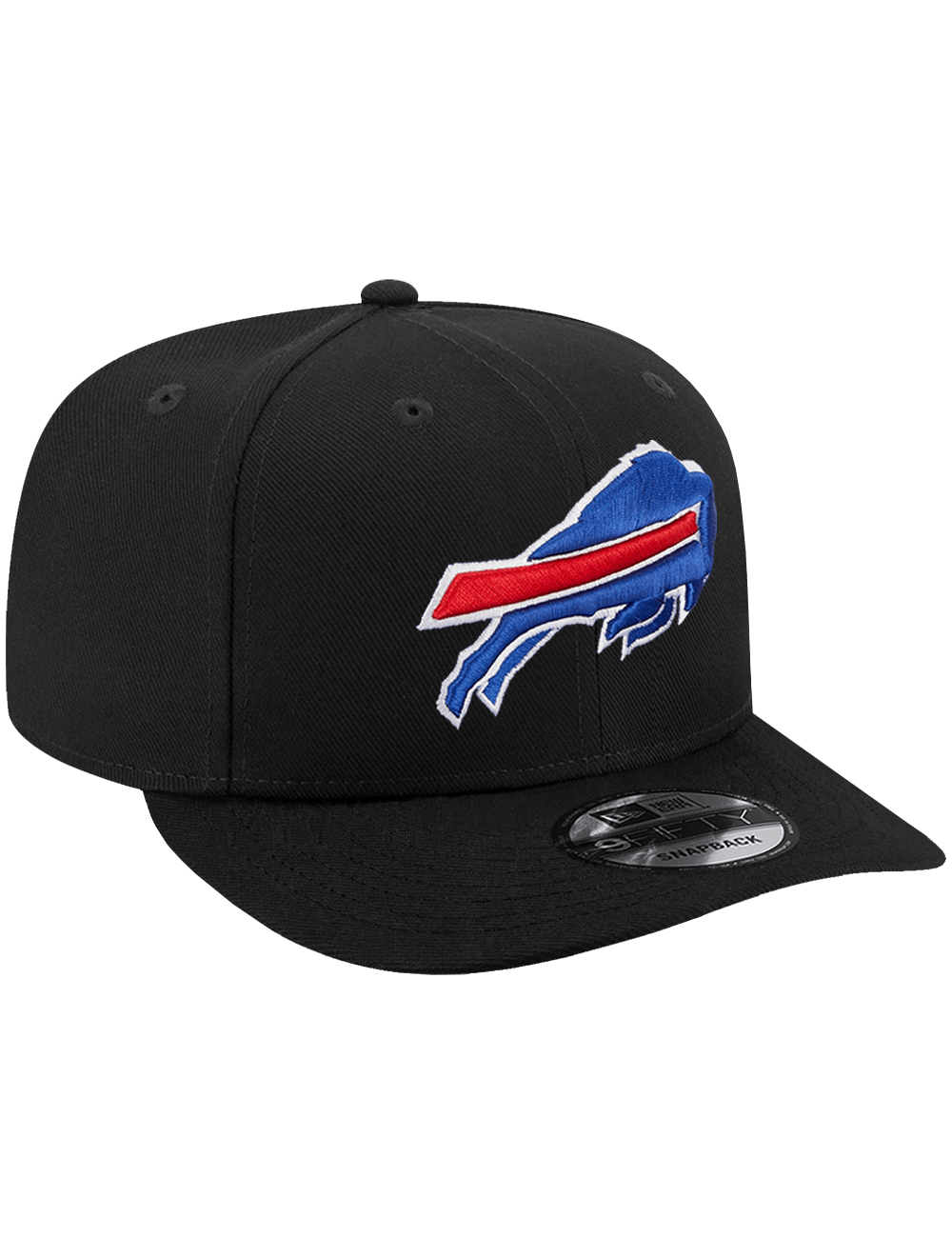 New Era Caps OSFA Buffalo Bills New Era NFL Team Pre-Curved 9FIFTY Snapback Hat - Black