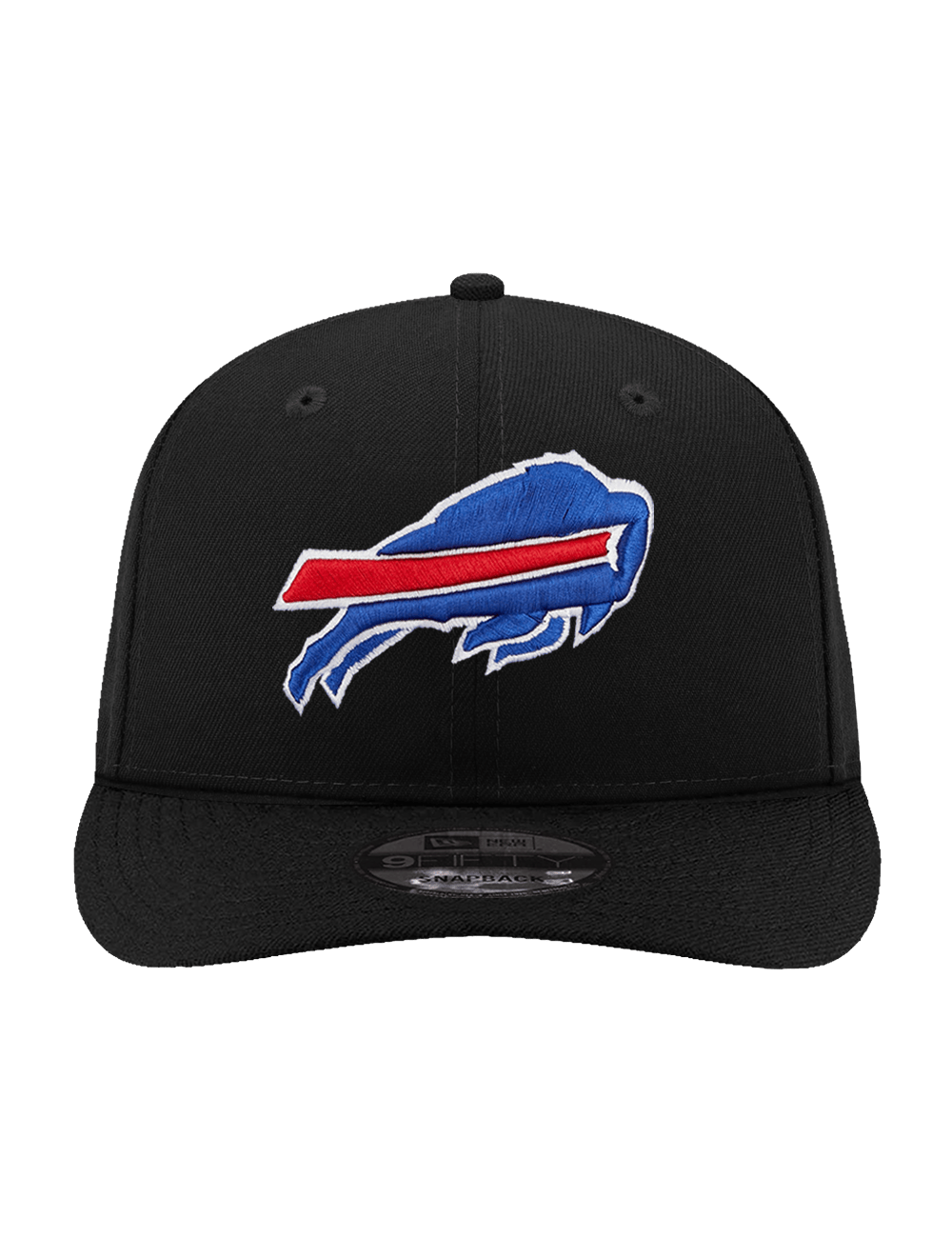 New Era Caps OSFA Buffalo Bills New Era NFL Team Pre-Curved 9FIFTY Snapback Hat - Black