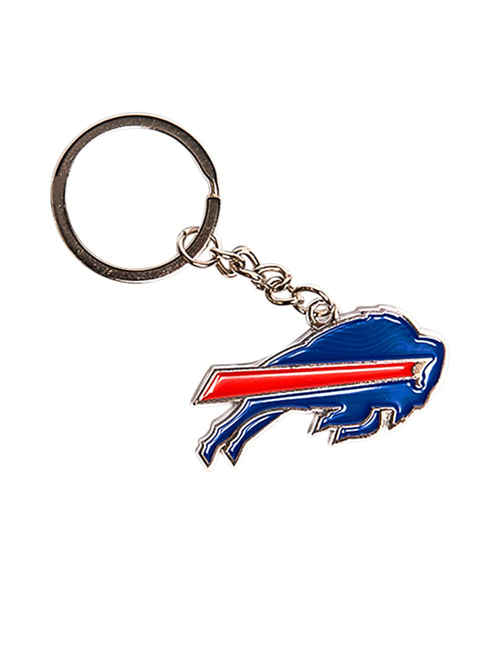 NFL Branded Accessories Buffalo Bills NFL Team Logo Steel Keyring
