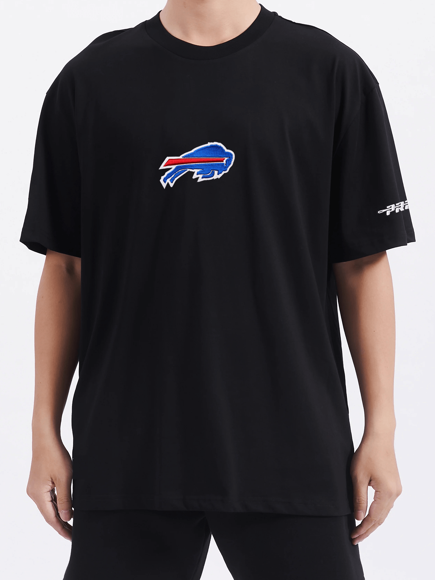 Pro Standard T-Shirts Buffalo Bills Pro Standard NFL Icon Drop Shoulder T-Shirt - Black