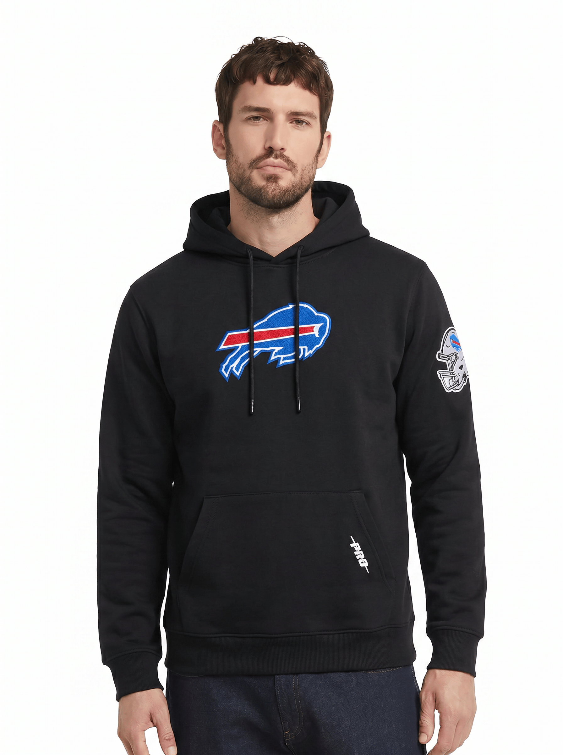 Pro Standard Jumpers Buffalo Bills Pro Standard NFL Team Chenille Flex Hoodie Jumper - Black