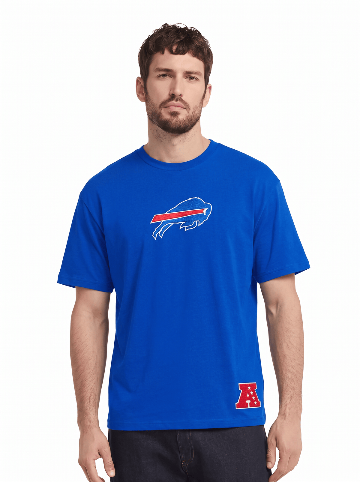 Pro Standard T-Shirts Buffalo Bills Pro Standard NFL Wingspan Drop Shoulder T-Shirt - Royal