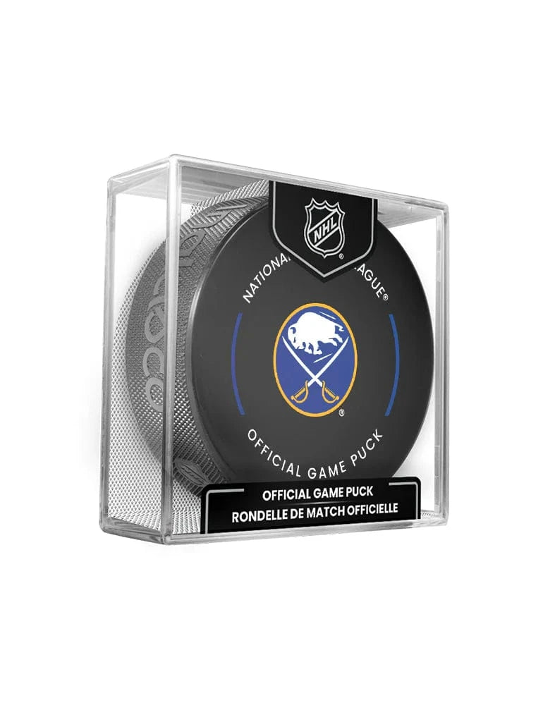 Inglasco Pucks Buffalo Sabres Inglasco NHL 24-25 Official Game Puck In Cube