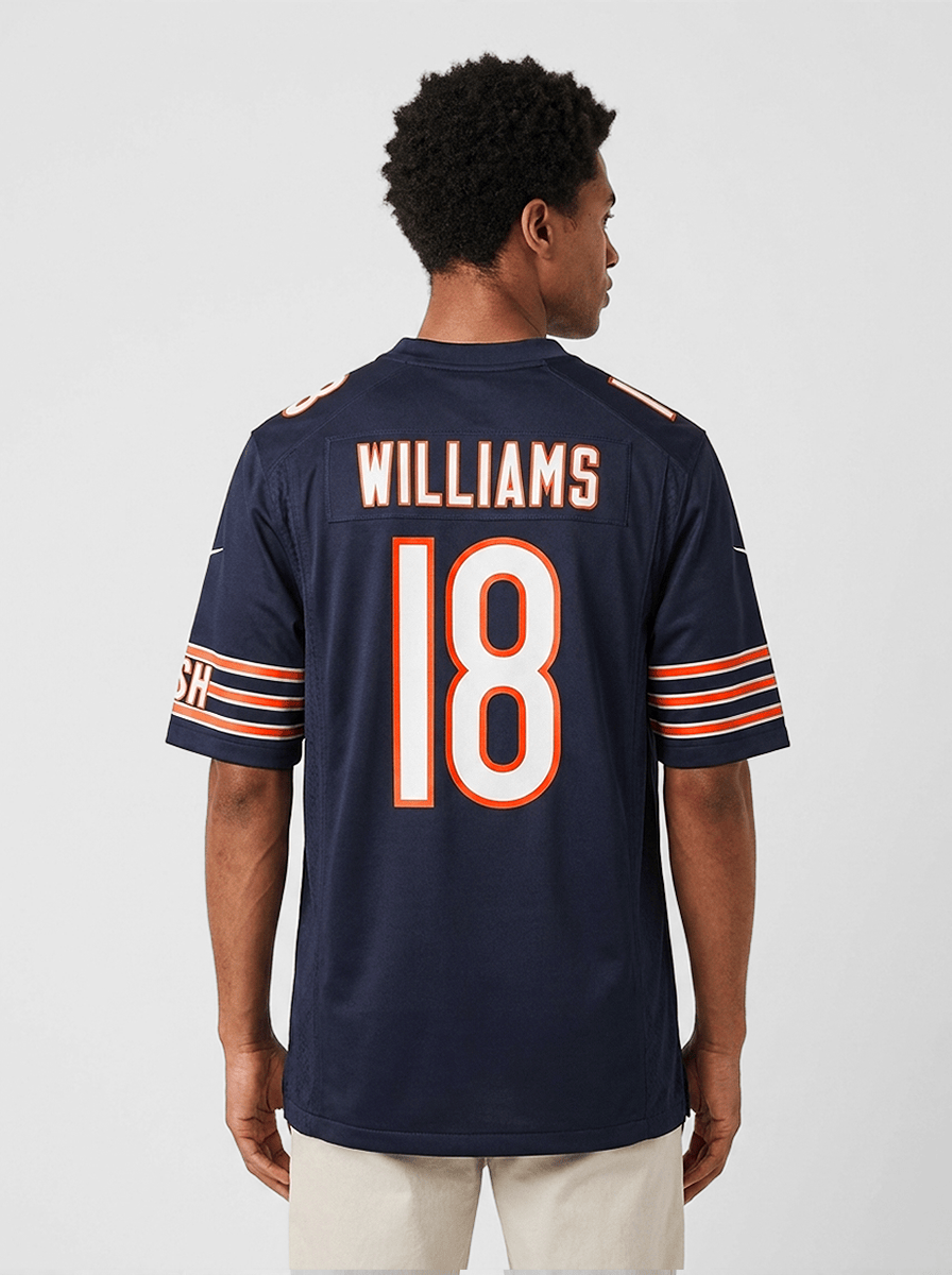 Nike Jerseys Caleb Williams Chicago Bears Nike NFL Game Jersey - Navy