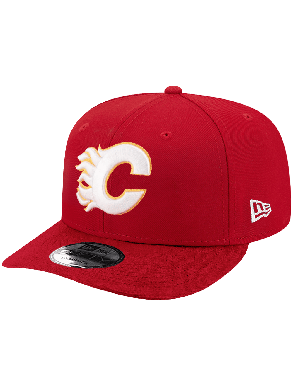 New Era Caps OSFA Calgary Flames New Era NHL Team 9FIFTY Pre-Curved Snapback Hat - Red