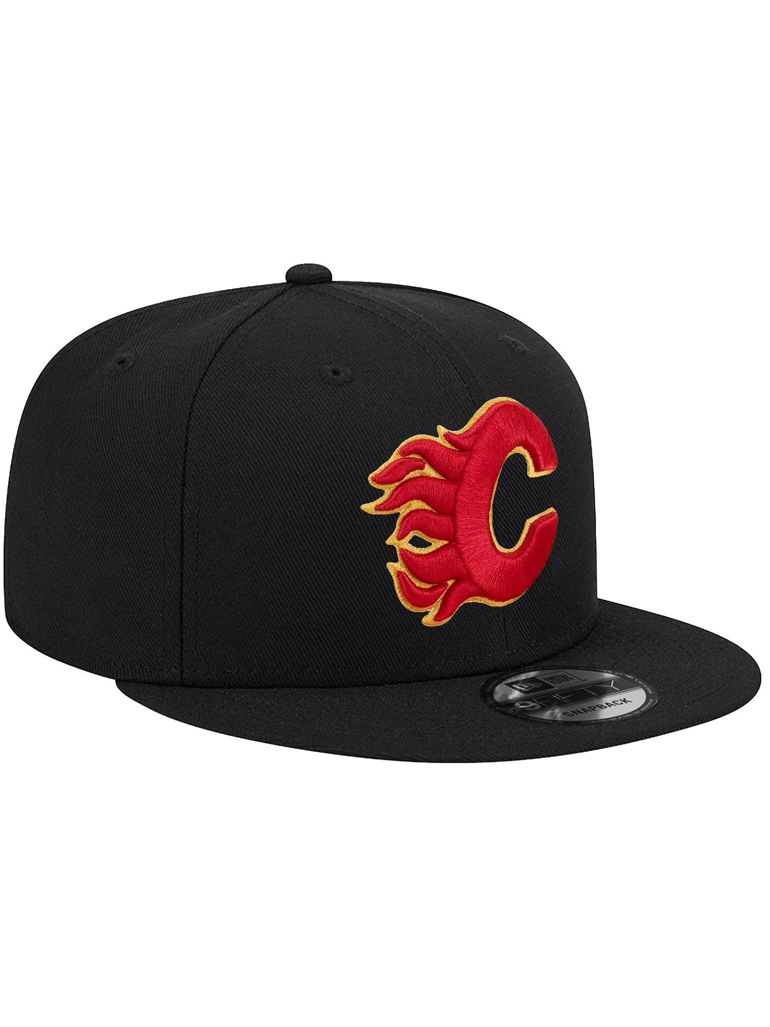 New Era Caps OSFA Calgary Flames New Era NHL Team 9FIFTY Snapback Hat - Black