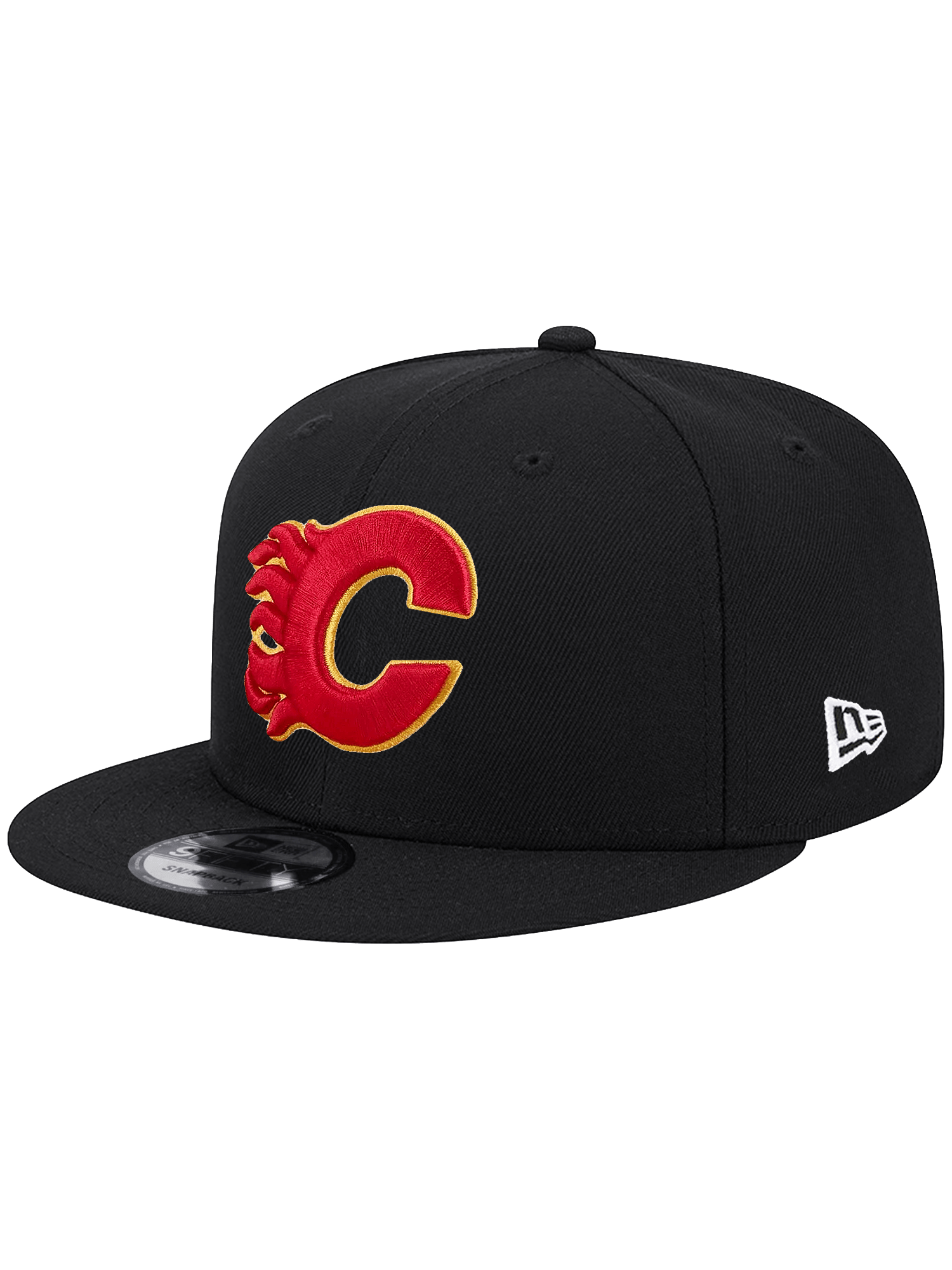 New Era Caps OSFA Calgary Flames New Era NHL Team 9FIFTY Snapback Hat - Black