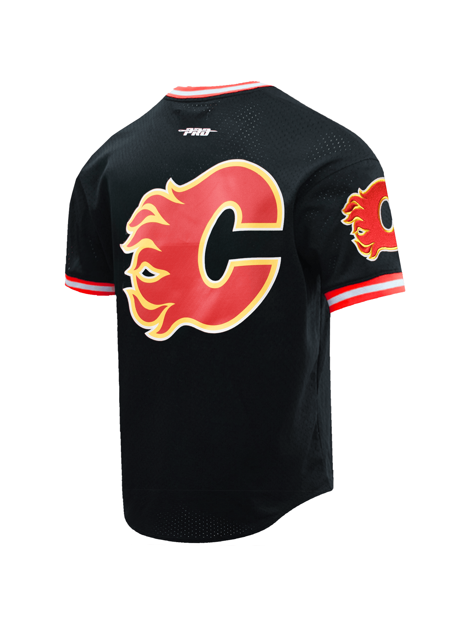 Pro Standard T-Shirts Calgary Flames Pro Standard NHL Team Mesh Short Sleeve - Black