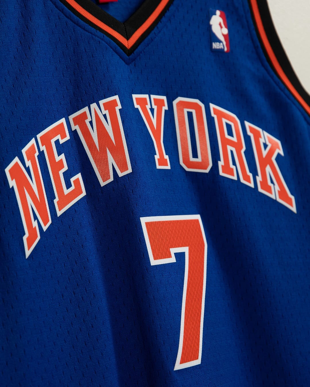 Mitchell And Ness Jerseys Carmelo Anthony New York Knicks Mitchell & Ness NBA 10-11 HWC Swingman Jersey - Blue