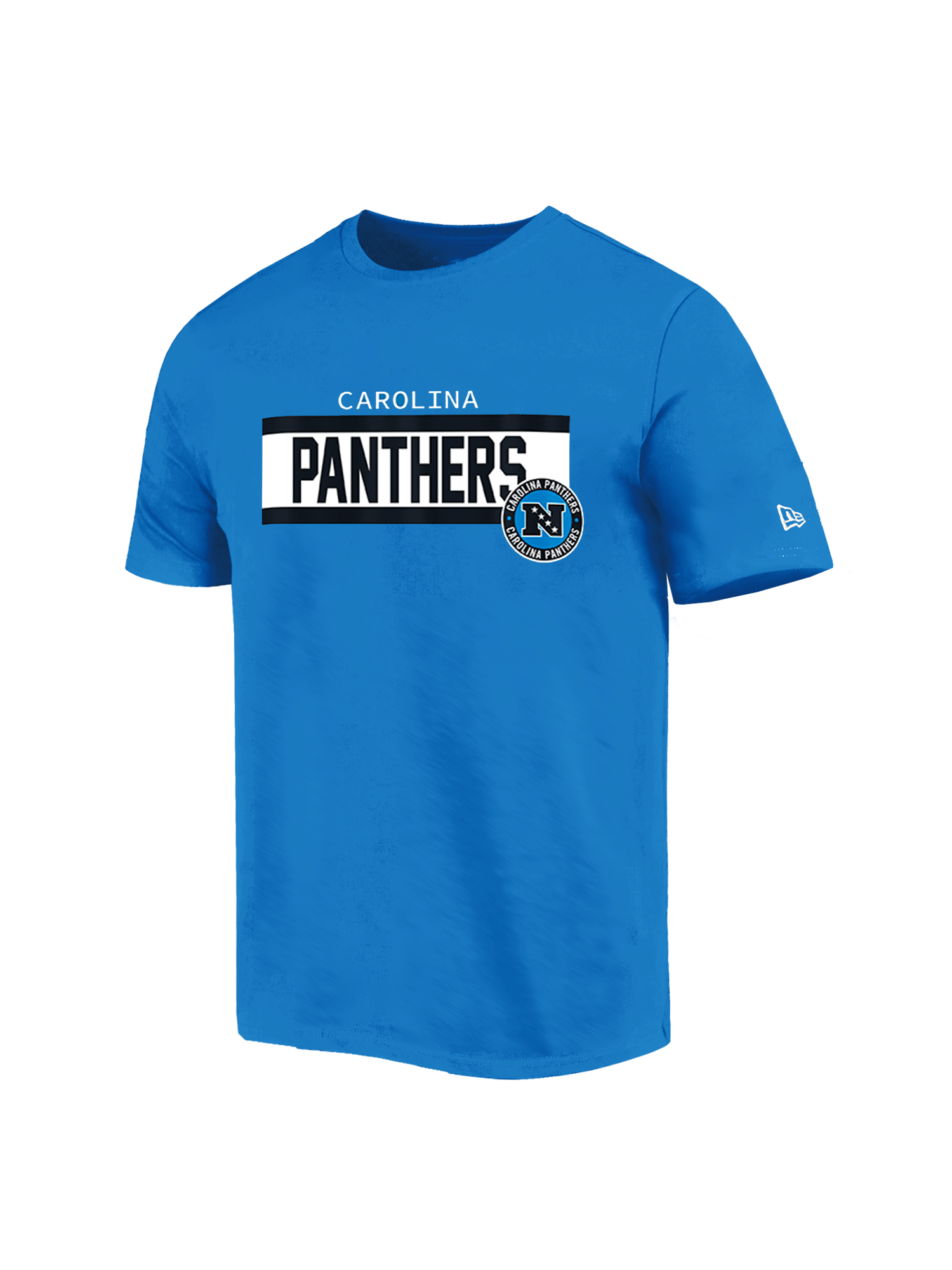 New Era T-Shirts Carolina Panthers New Era NFL 24 Sideline T-Shirt - Blue