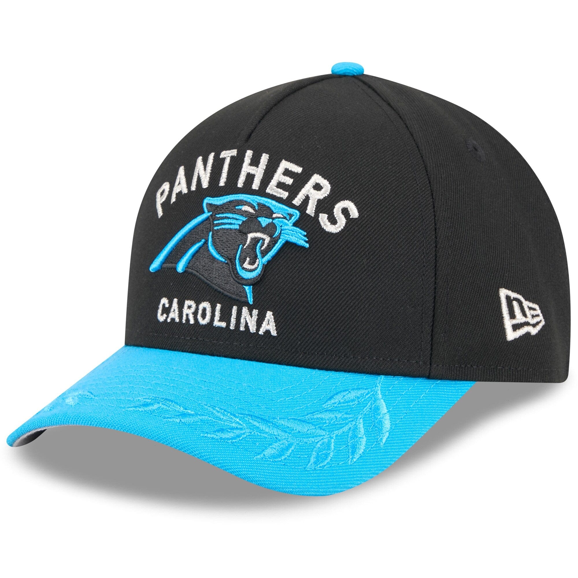 New Era Caps Carolina Panthers New Era NFL 25 Draft 9FORTY M-Crown Snapback Hat - Black