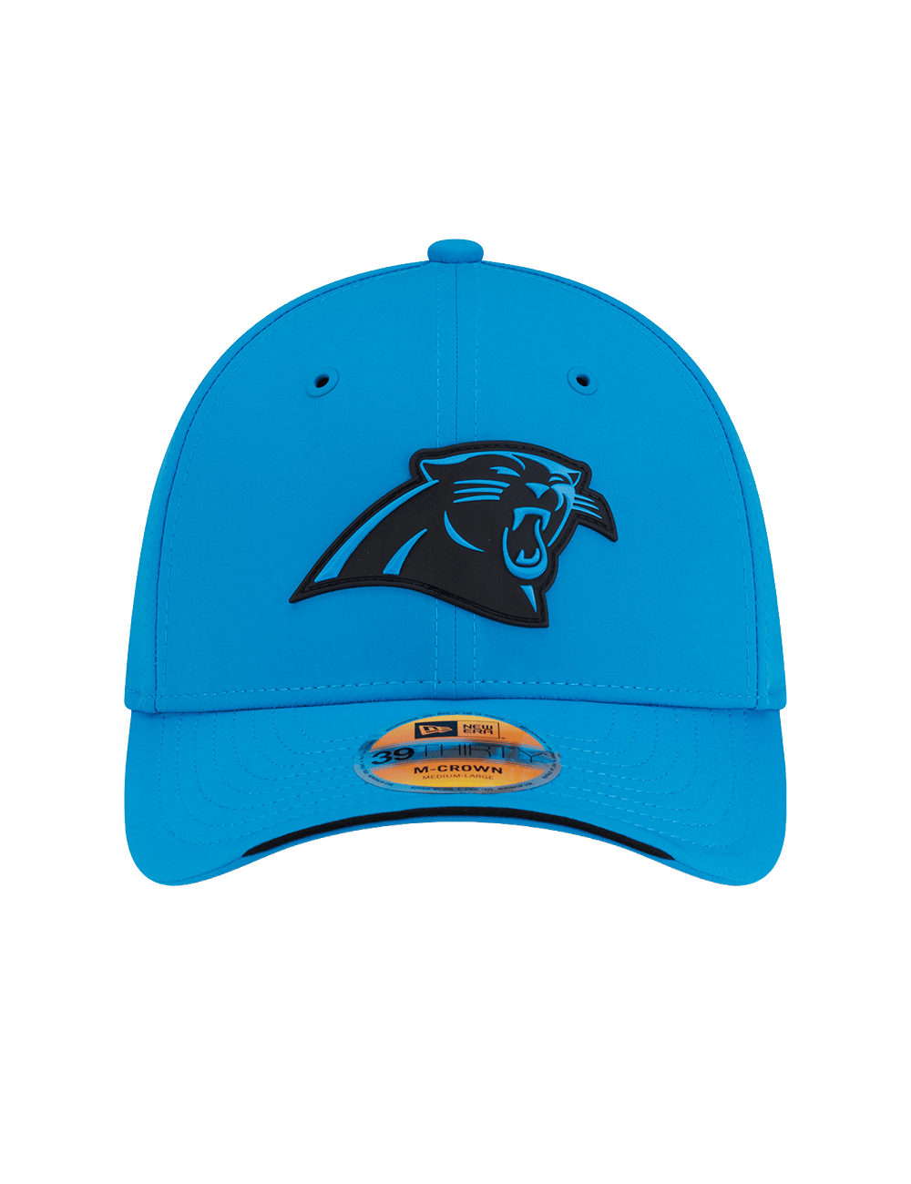 New Era Caps Carolina Panthers New Era NFL 26 Sideline 39THIRTY M-Crown Stretch-Fit Hat - Blue
