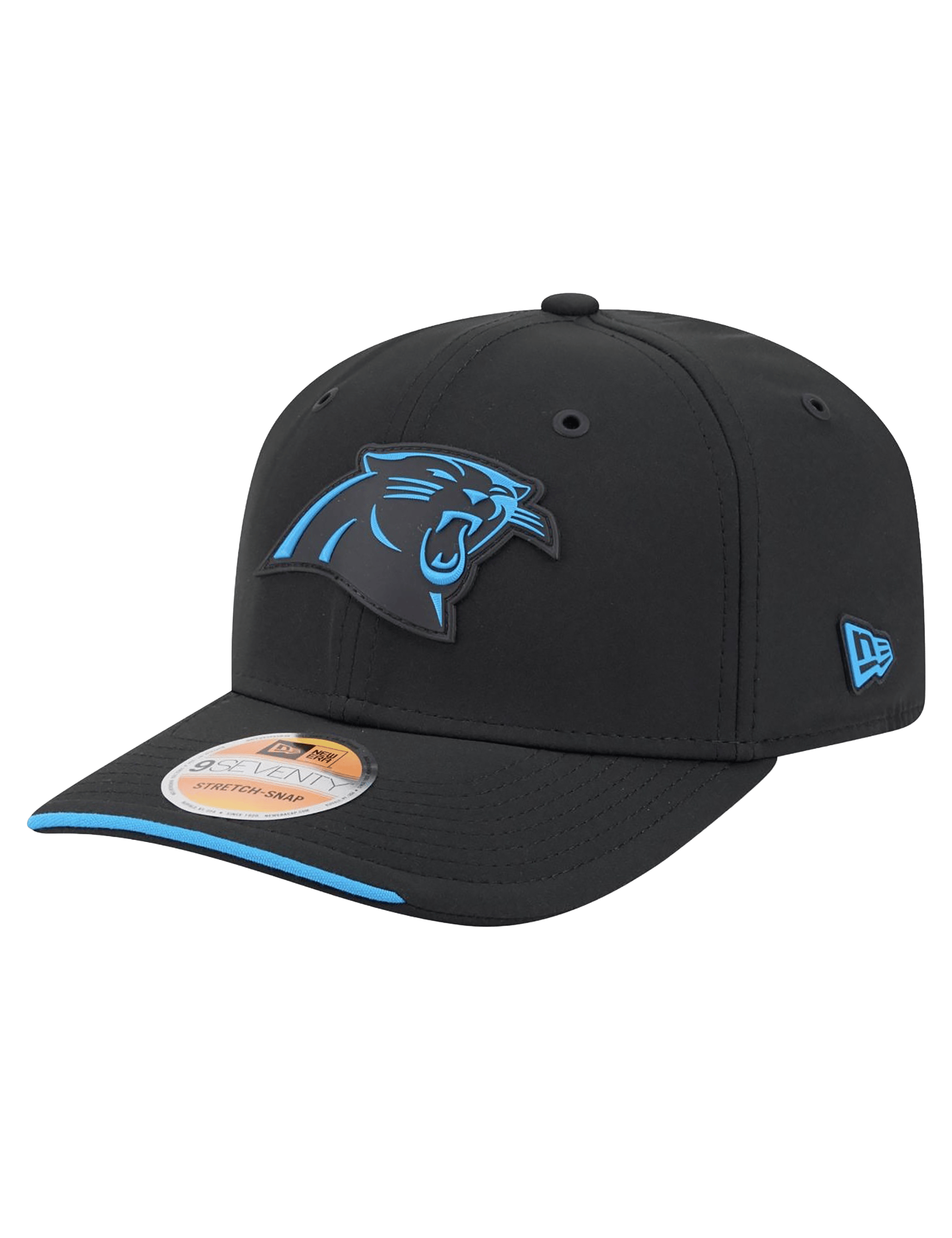New Era Caps OSFM Carolina Panthers New Era NFL 26 Sideline 9SEVENTY Stretch-Snapback Hat - Black