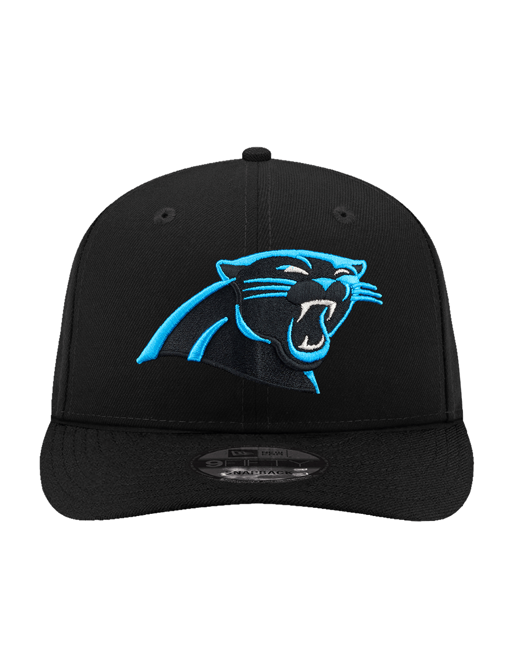 New Era Caps OSFA Carolina Panthers New Era NFL Team 9FIFTY Pre-Curved Snapback Hat - Black