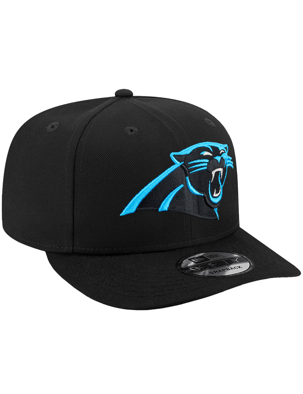New Era Caps OSFA Carolina Panthers New Era NFL Team 9FIFTY Pre-Curved Snapback Hat - Black