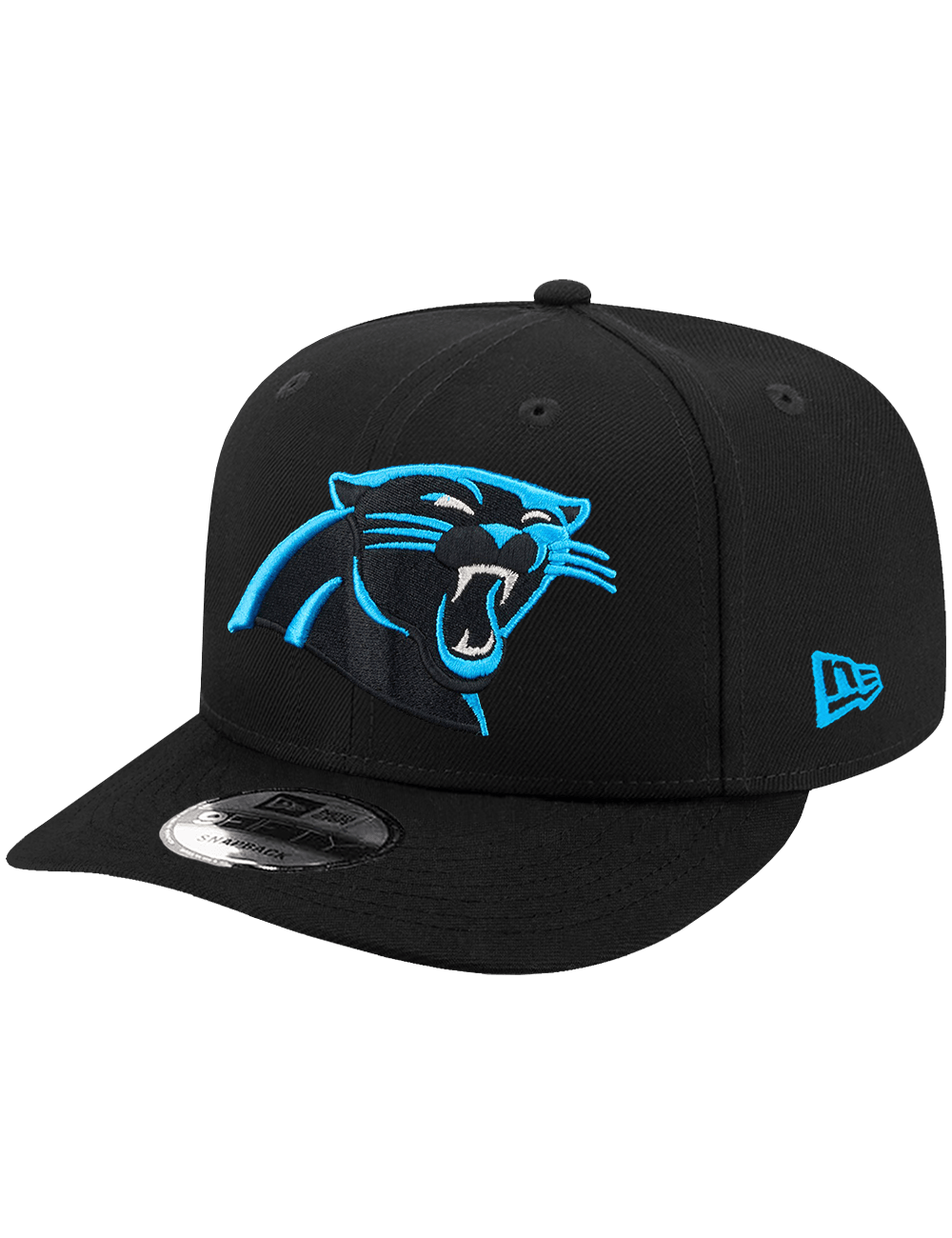 New Era Caps OSFA Carolina Panthers New Era NFL Team 9FIFTY Pre-Curved Snapback Hat - Black