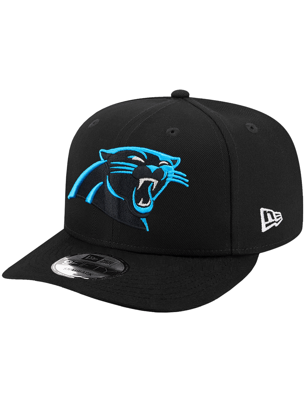 New Era Caps OSFA Carolina Panthers New Era NFL Team 9FIFTY Pre-Curved Snapback Hat - Black