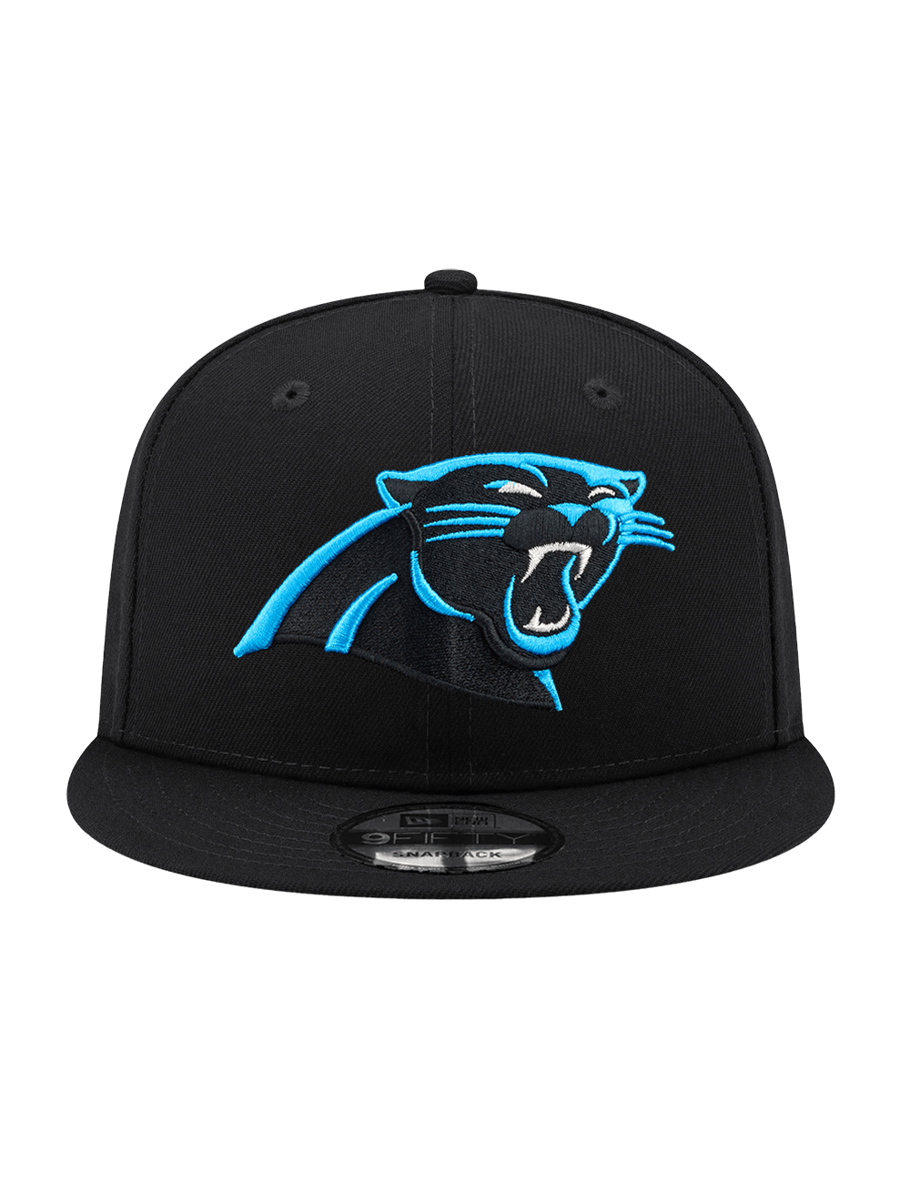 New Era Caps OSFA Carolina Panthers New Era NFL Team 9FIFTY Snapback Hat - Black