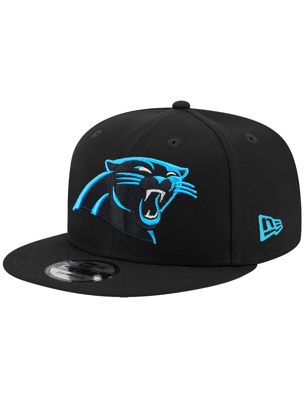 New Era Caps OSFA Carolina Panthers New Era NFL Team 9FIFTY Snapback Hat - Black