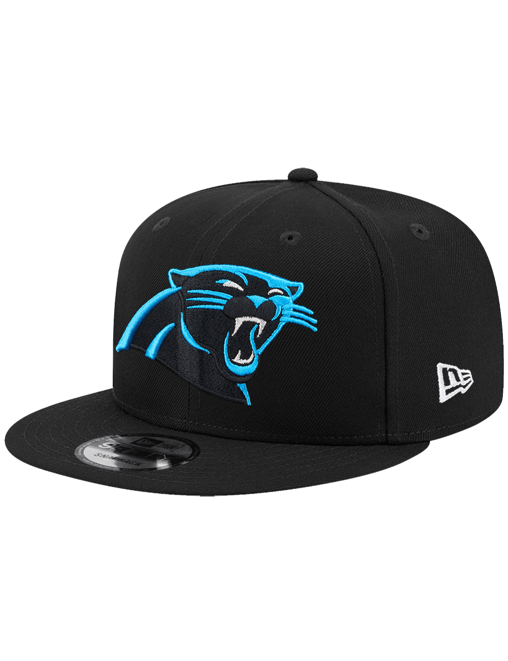 New Era Caps OSFA Carolina Panthers New Era NFL Team 9FIFTY Snapback Hat - Black