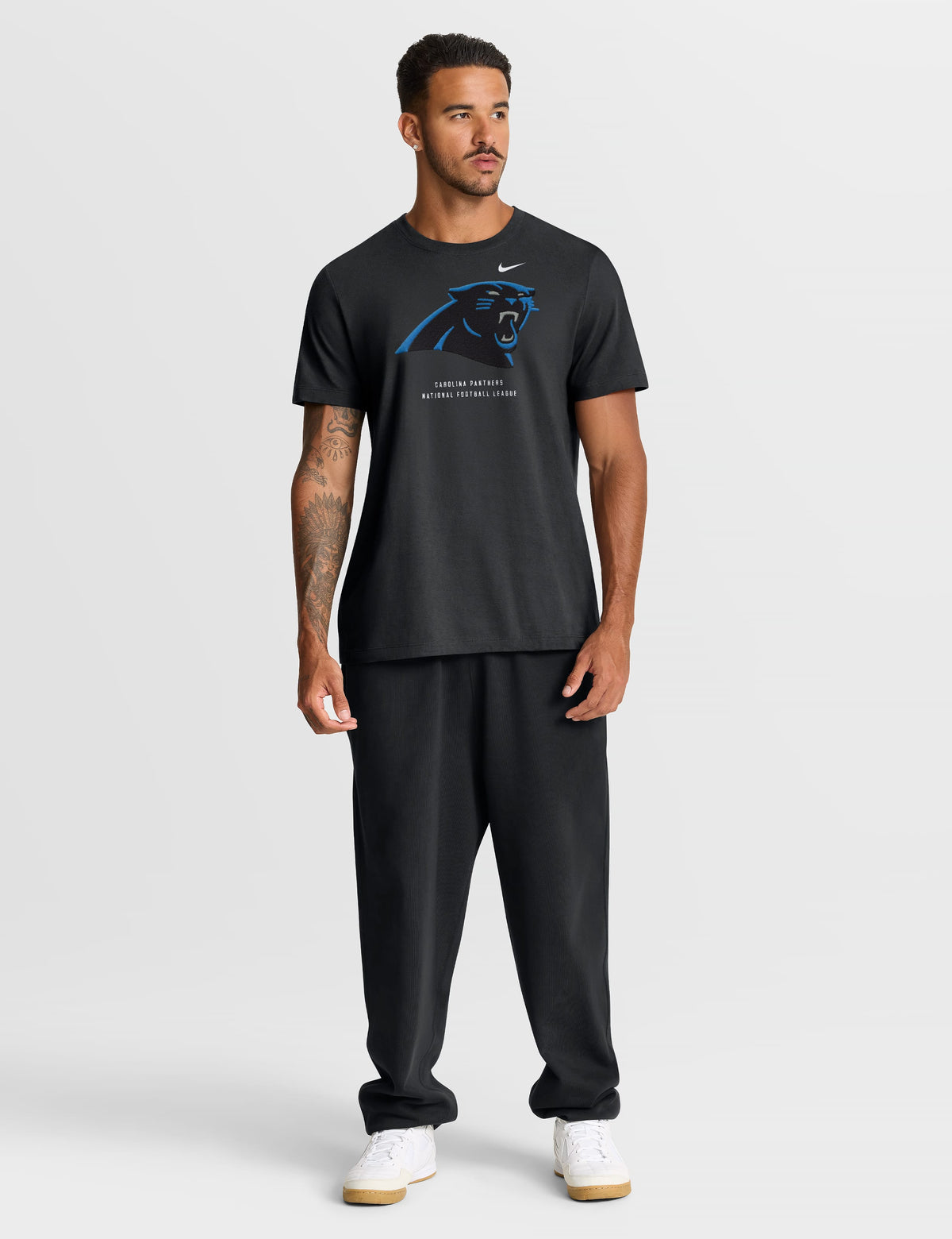Nike T-Shirts Carolina Panthers Nike NFL Property Of Cotton T-Shirt - Black